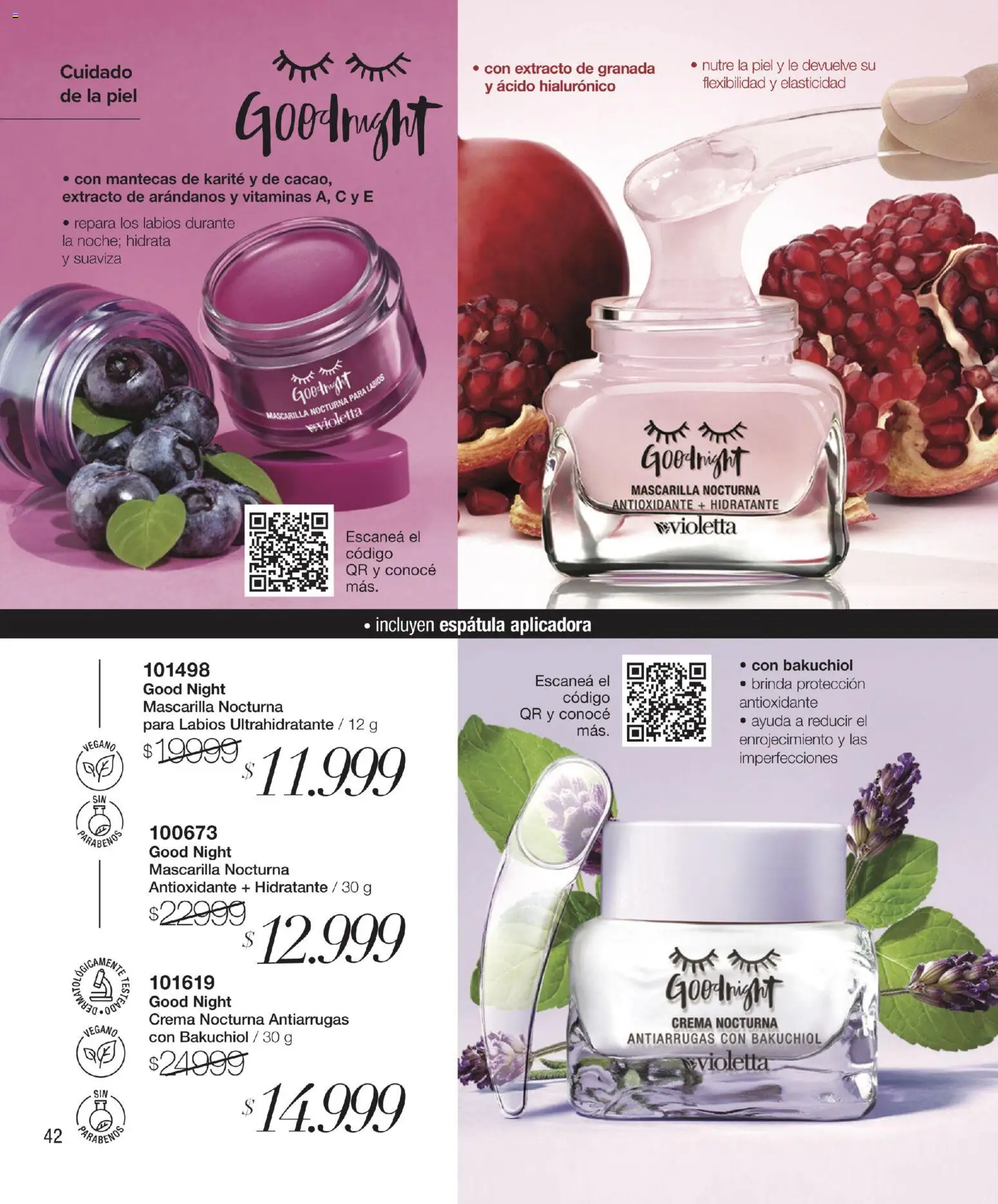 Violetta - Violetta Cosméticos │ válido desde el 09.03.2026 | Página: 337 | Productos: Vitaminas, Mascarilla, Espatula, Arándanos