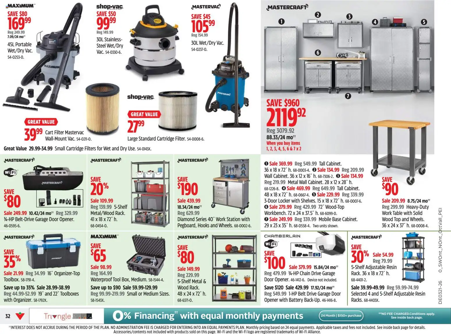 Canadian Tire flyer valid from 21.05.2026 | Page: 32 | Products: Belt, Table, Battery