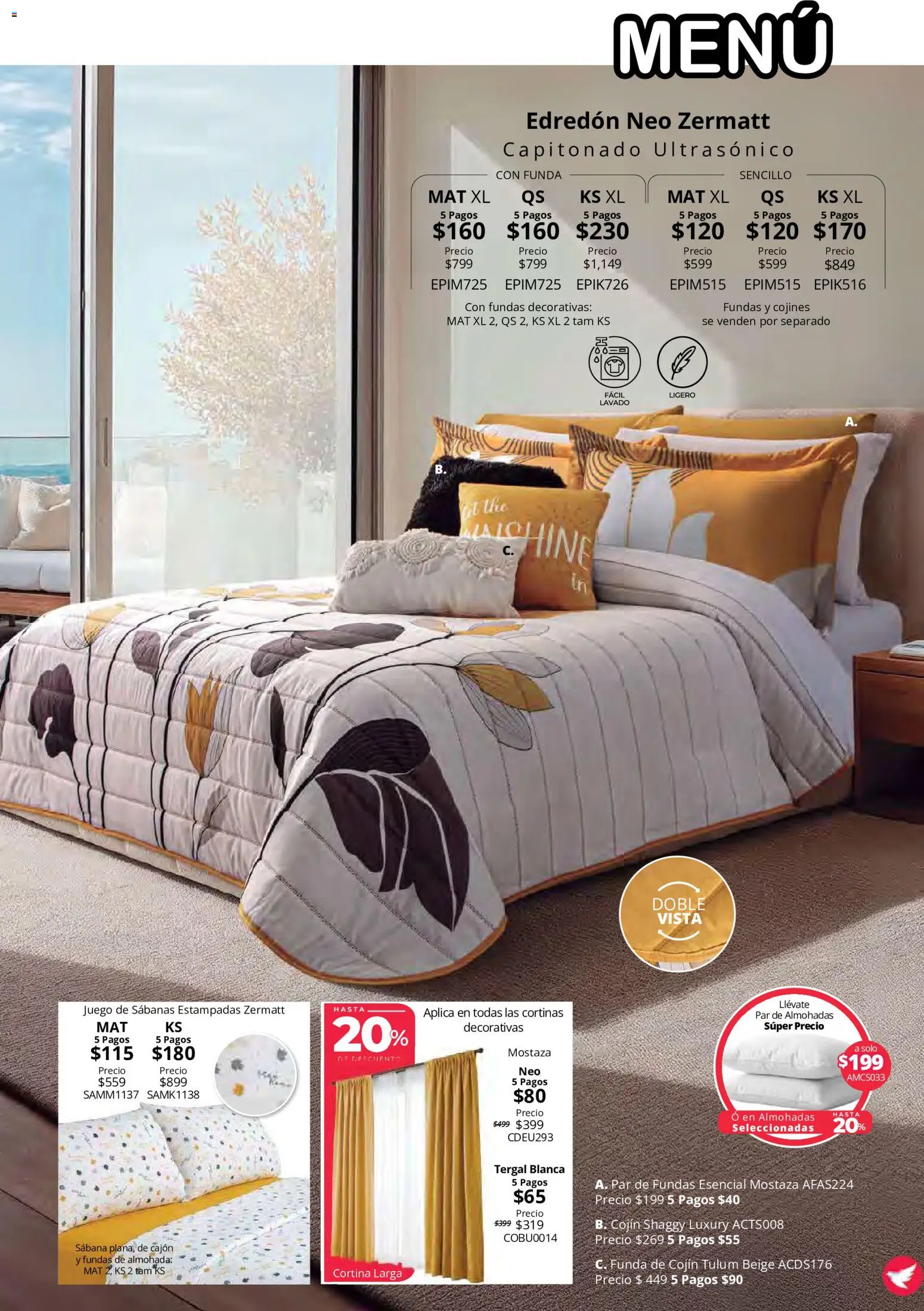 Nuevas ofertas de Colchas Concord válidas en toda la República Mexicana desde el 15/10/2026. ¡Encuentra las mejores ofertas en Colchas Concord catálogo! | Página: 69