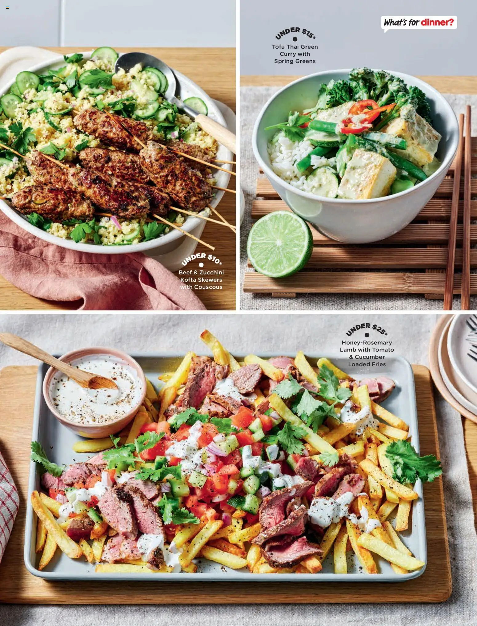 Coles catalogue - valid from 01/10/2026 | Page: 61 | Products: Fries, Lamb, Tofu, Greens