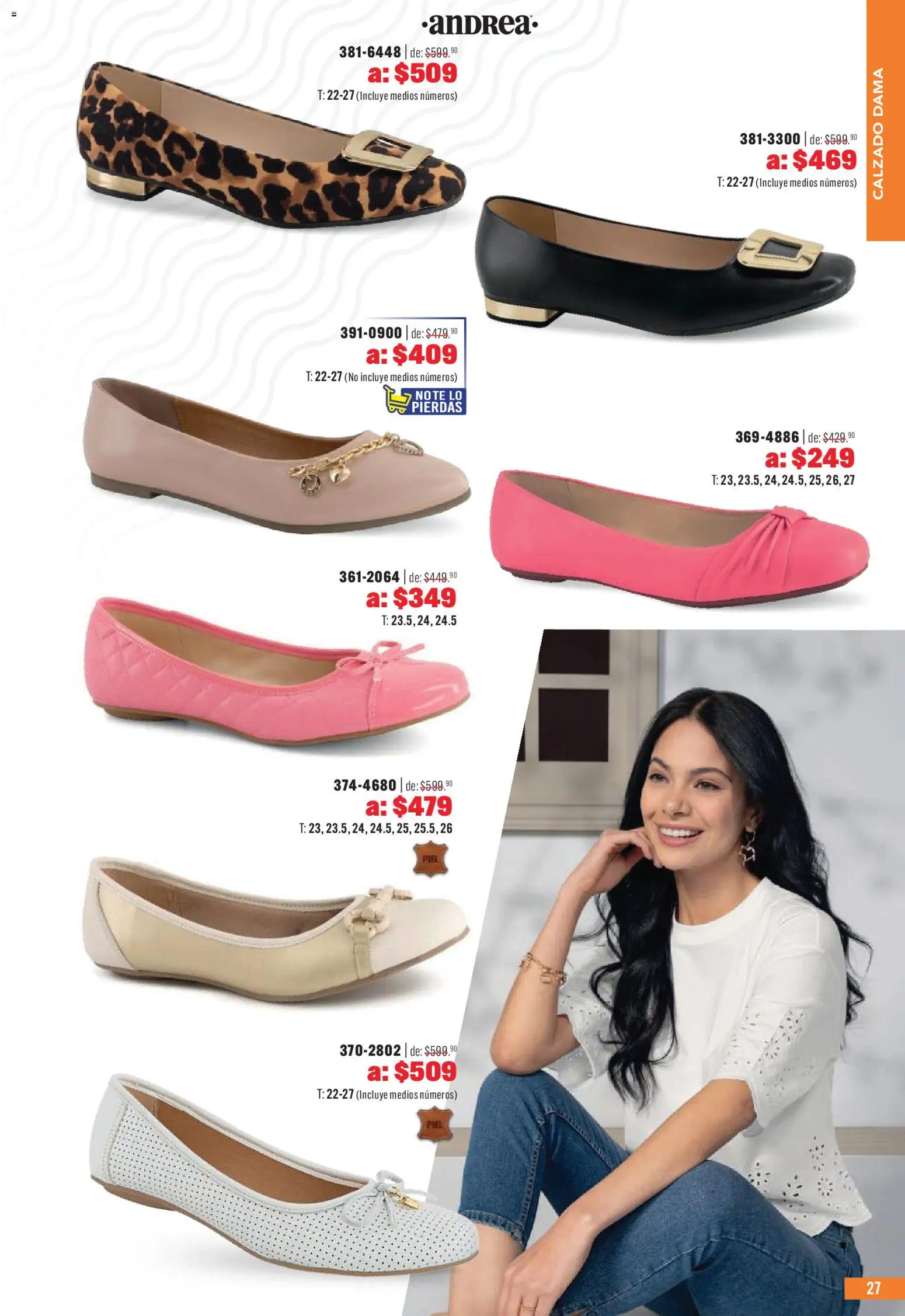 Nuevas ofertas de Andrea válidas en toda la República Mexicana desde el 03.05.2026. ¡Encuentra las mejores ofertas en Andrea catálogo Outlet! | Página: 27