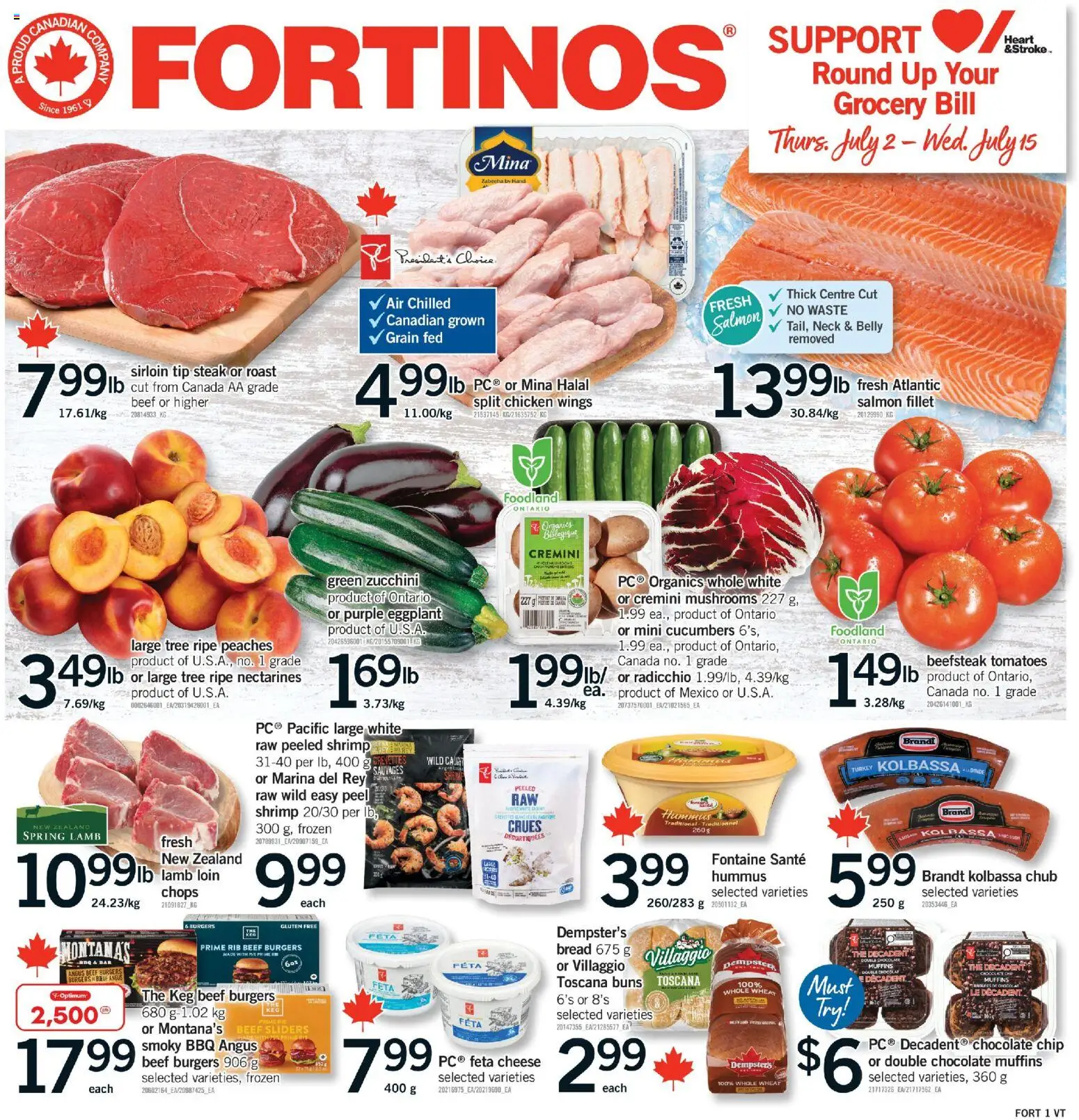 Fortinos Fortinos Circulaire Supermarkets Deals — page 1 of 26