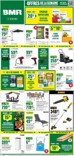 Preview of BMR weekly flyer / circulaire from shop BMR valid from 14.05.2026