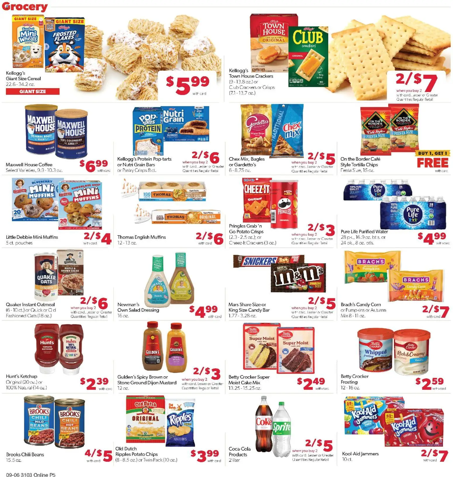 Family Fare Weekly Ad - ND - valid from 09/06/2026 | Page: 9 | Products: Potato chips, Milk, Tomato, Cereal