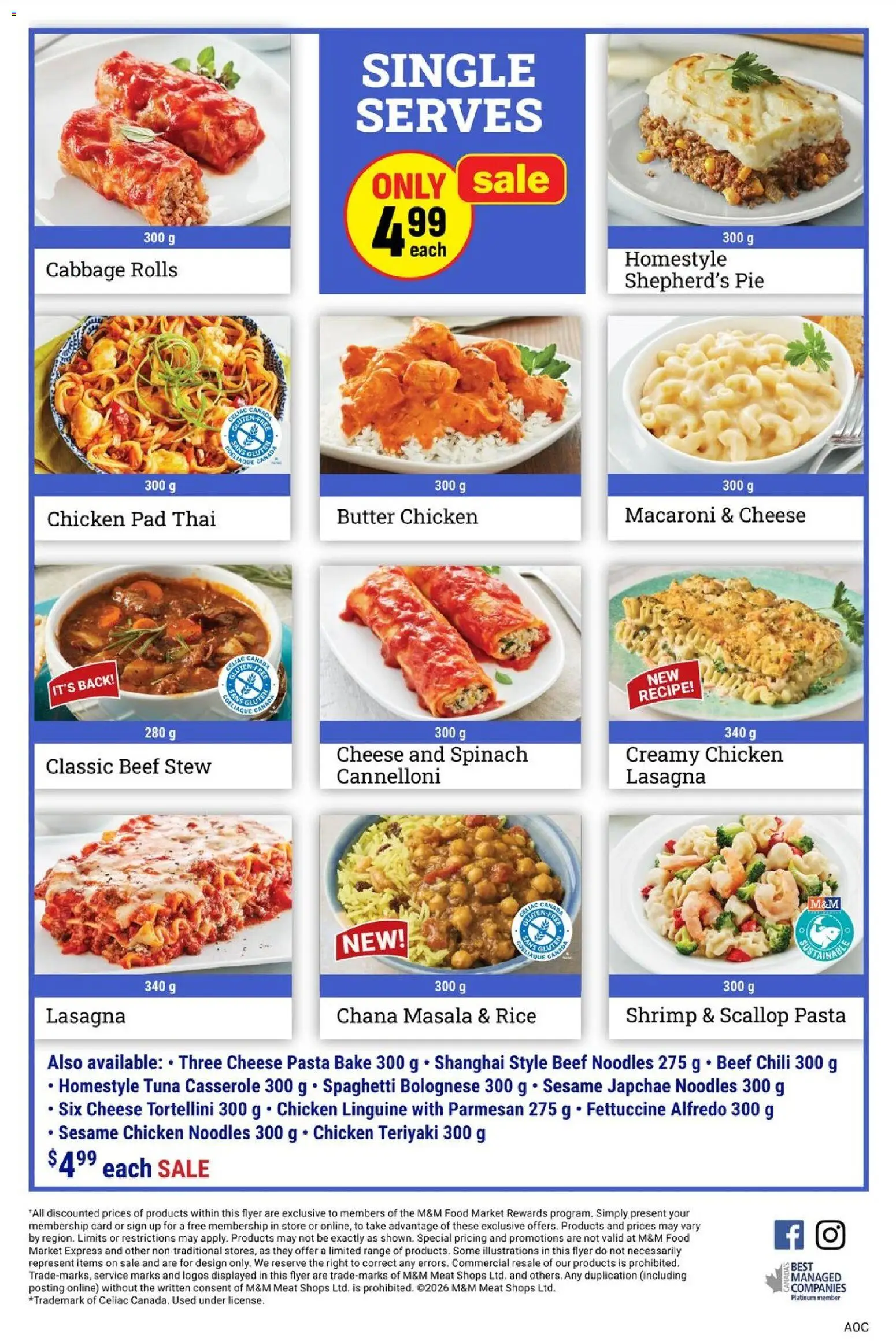 M&M Food Market flyer valid from Jul 16, 2026 | Page: 9 | Products: Noodles, Beef, Pasta, Cheese