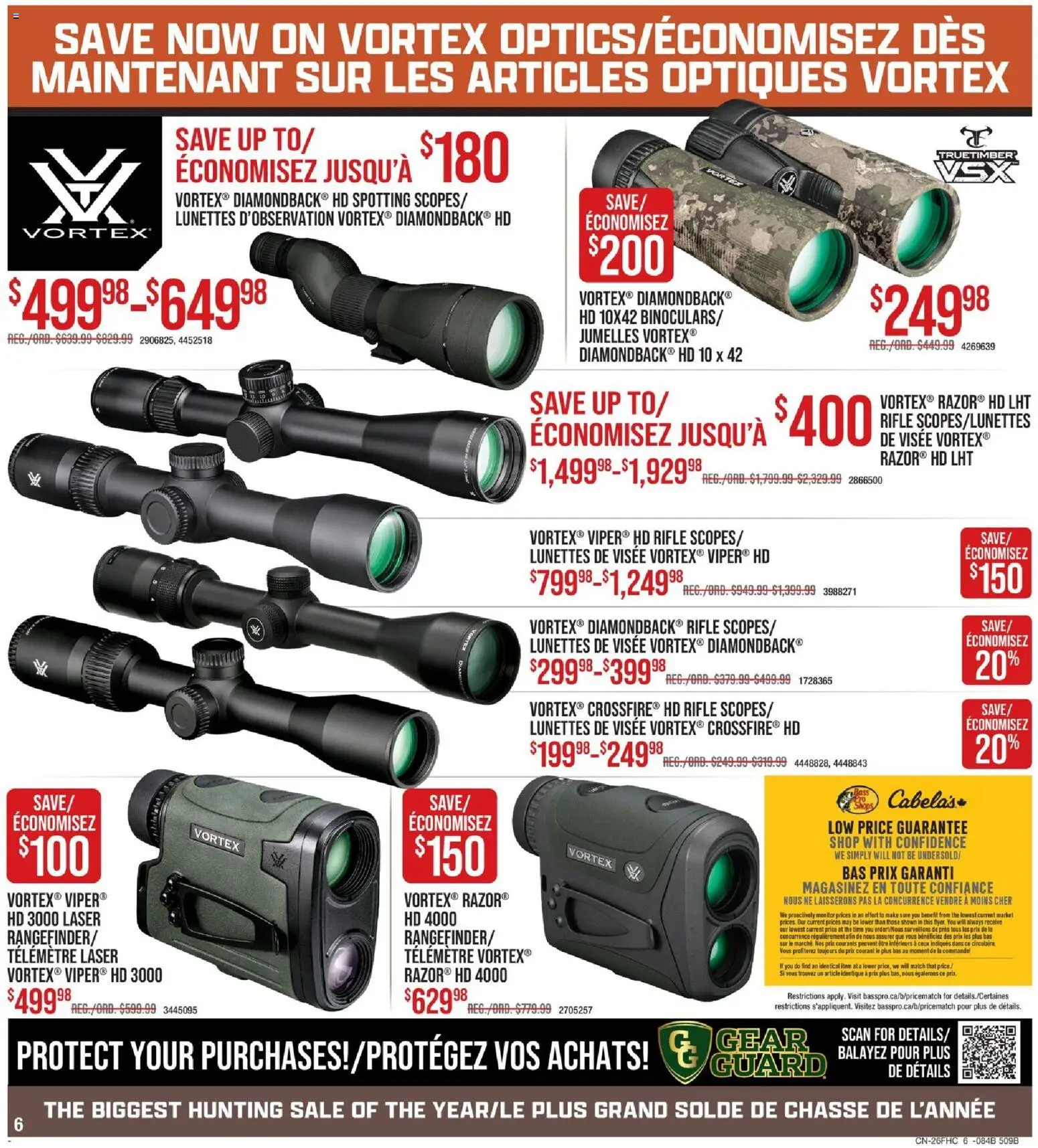 Cabelas flyer valid from Aug 6, 2026 | Page: 6 | Products: Monitor