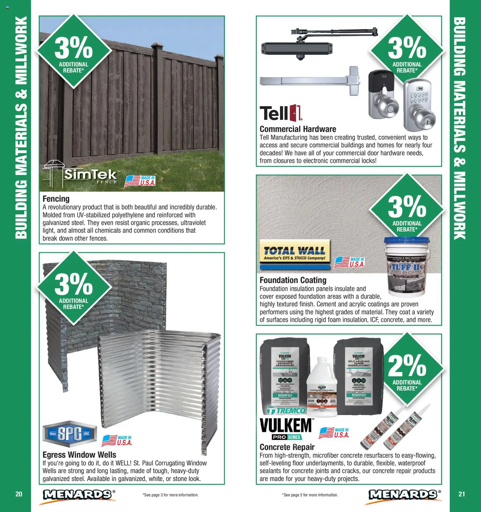 Menards Contractor Catalog - valid from 01/01/2026 | Page: 11 | Products: Acrylic, Foundation, Coat, Foam