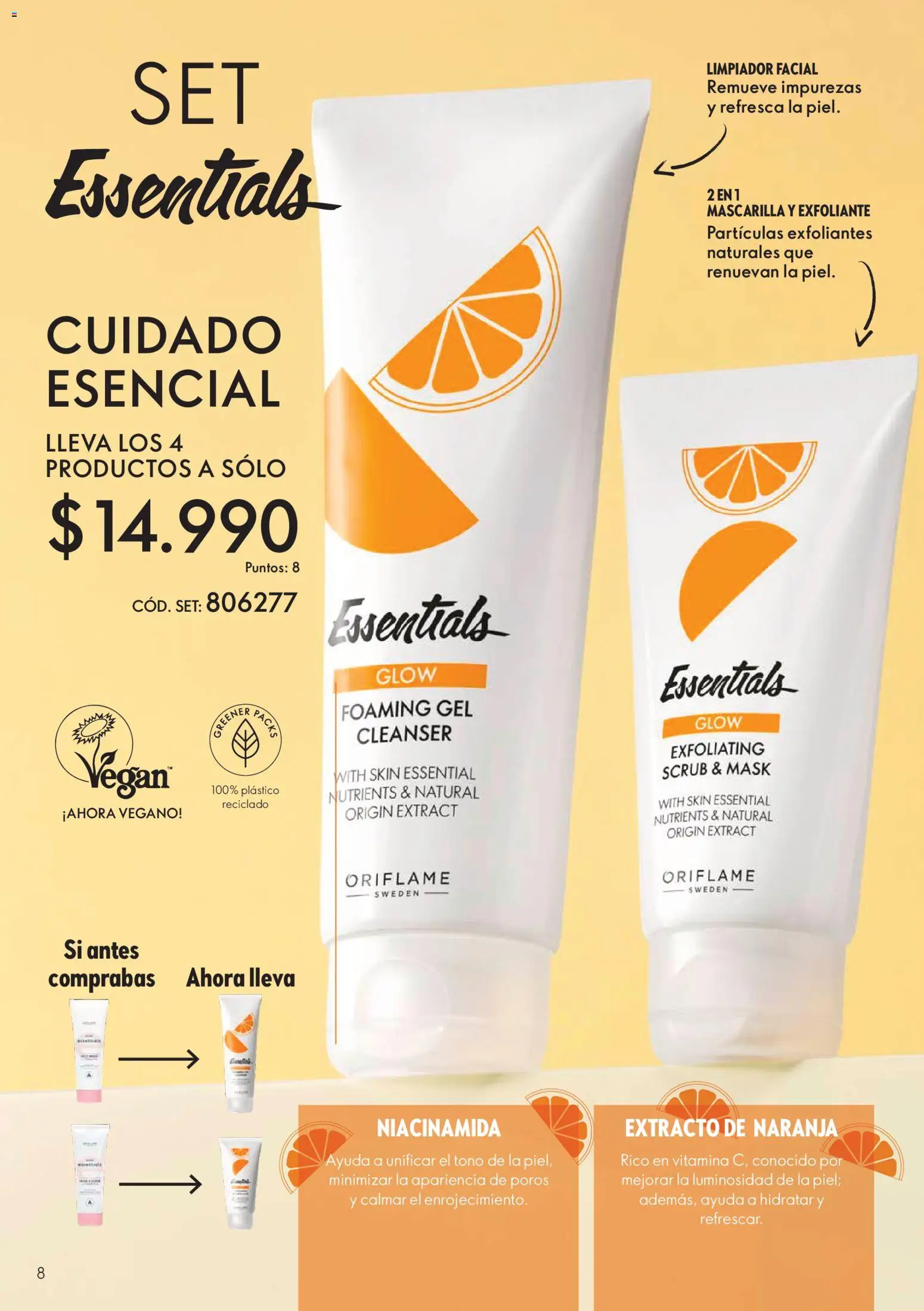 Oriflame catálogo │ válido desde el 11.09.2026 | Página: 8 | Productos: Limpiador, Limpiador facial, Mascarilla