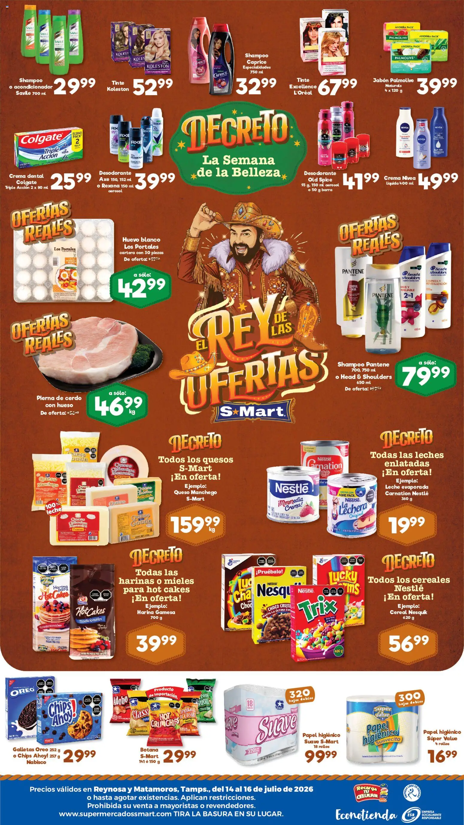 Nuevas ofertas de S-Mart válidas en toda la República Mexicana desde el 14/07/2026. ¡Encuentra las mejores ofertas en S-Mart folleto Reynosa! | Página: 2