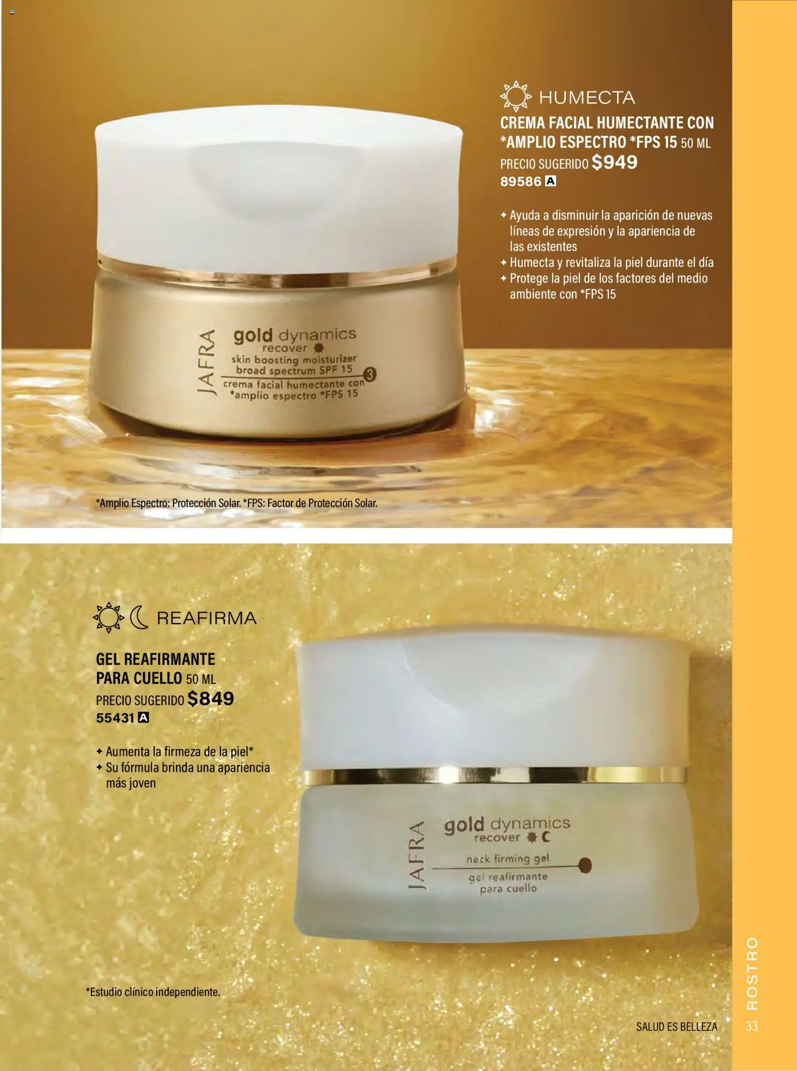 Nuevas ofertas de JAFRA válidas en toda la República Mexicana desde el 01/07/2026. ¡Encuentra las mejores ofertas en JAFRA catálogo Organizador de Ventas! | Página: 33 | Productos: Crema