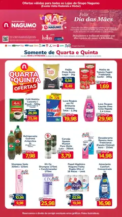Nagumo ofertas Quarta e Quinta - Pré-Visualização do folheto da loja Nagumo, válido de 06.05.2026