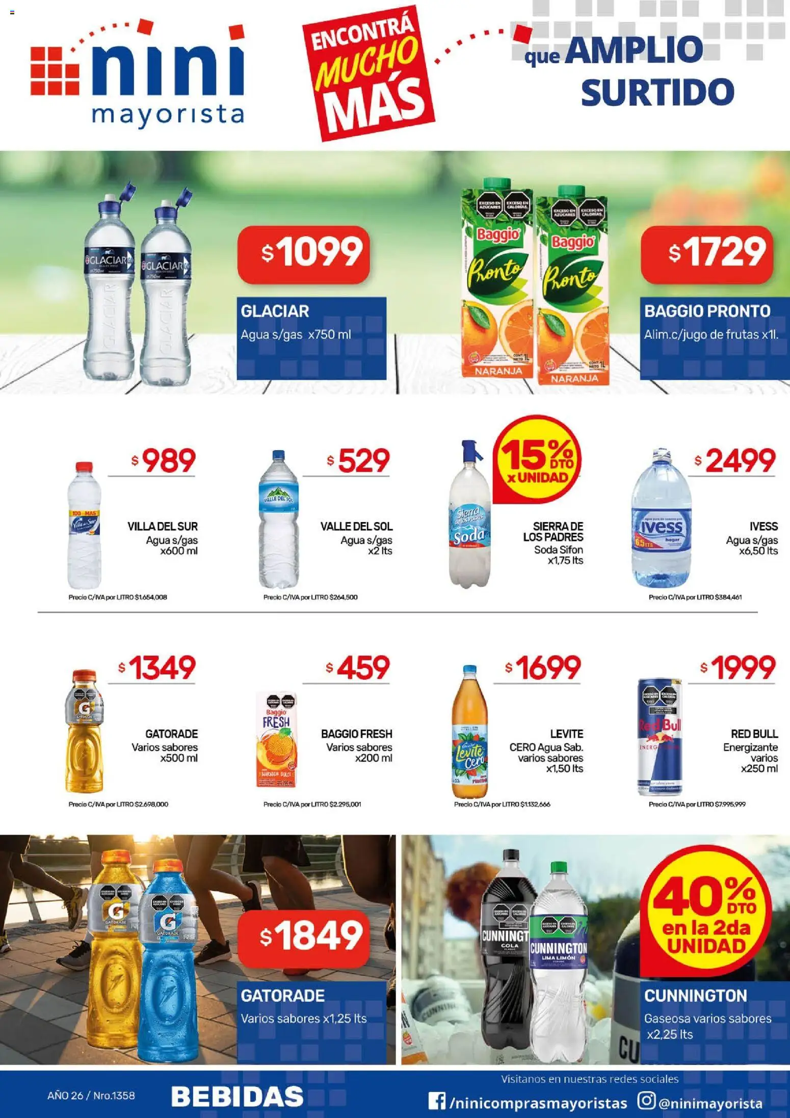 NINI Mayorista ofertas │ válido desde el 04.05.2026 | Página: 15 | Productos: Gaseosa, Soda, Agua, Limón