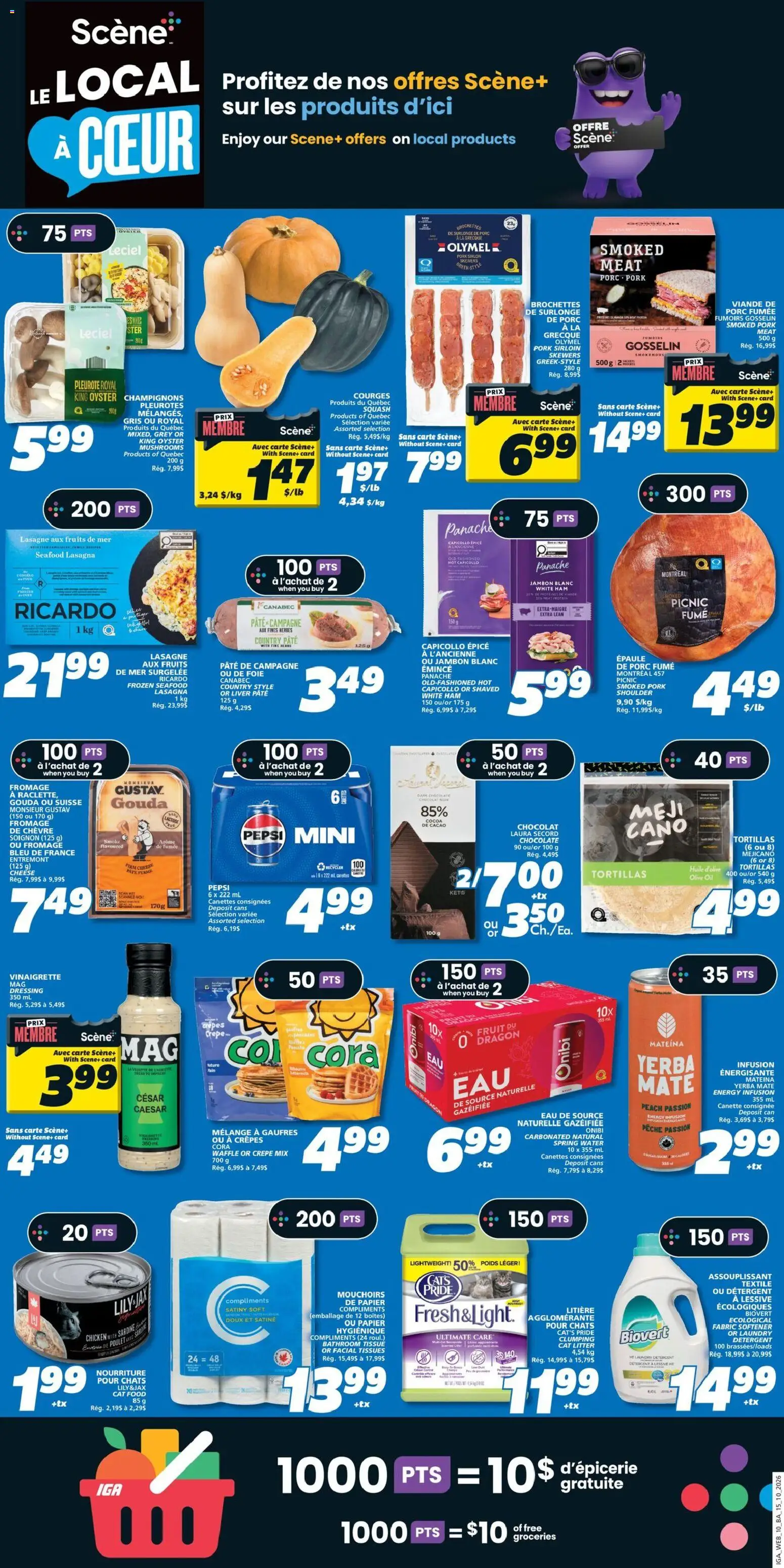 IGA flyer valid from Oct 15, 2026 | Page: 13