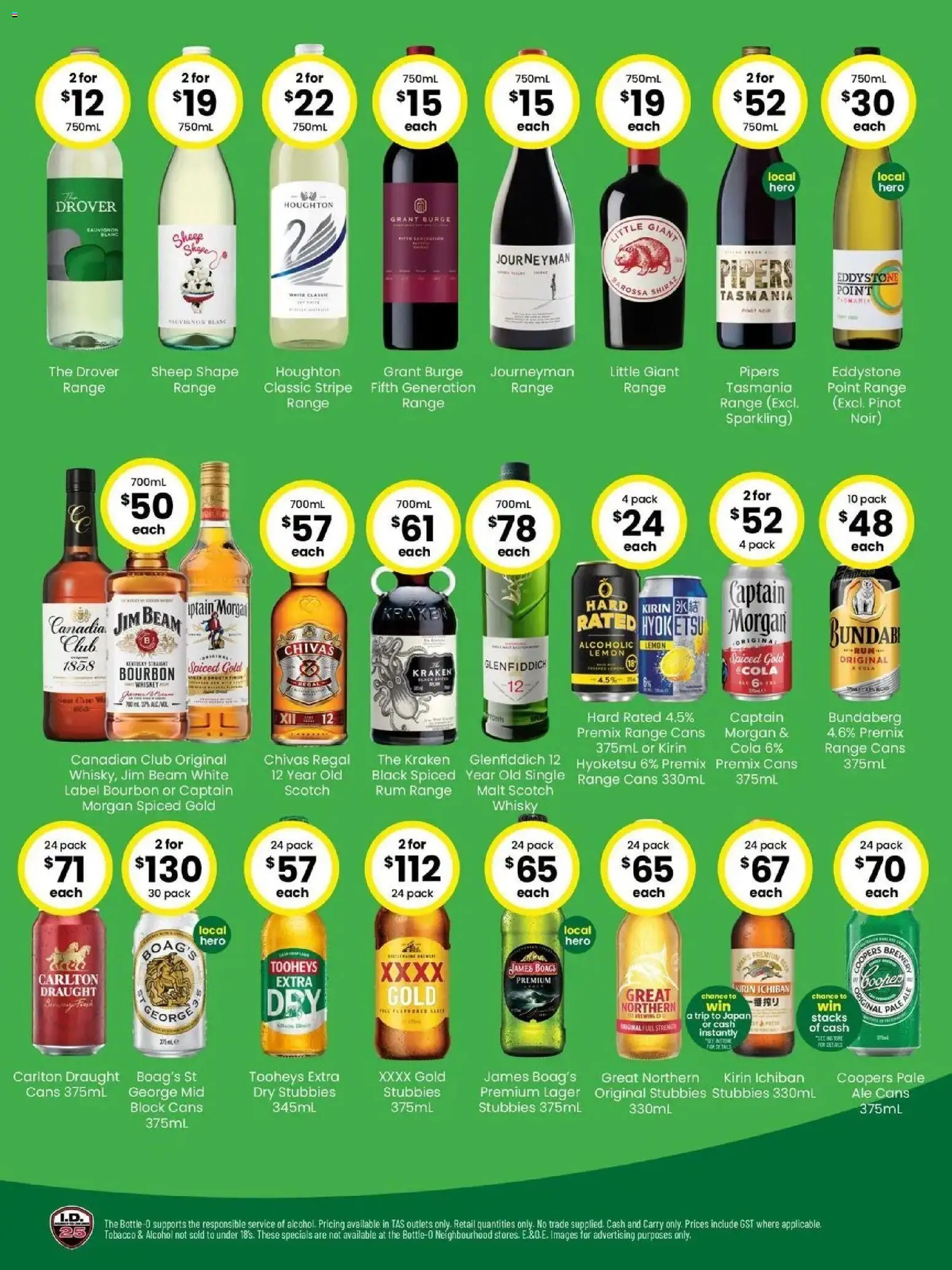The Bottle-O catalogue - valid from 08.06.2026 | Page: 2 | Products: Bourbon, Rum, Lemon, Scotch