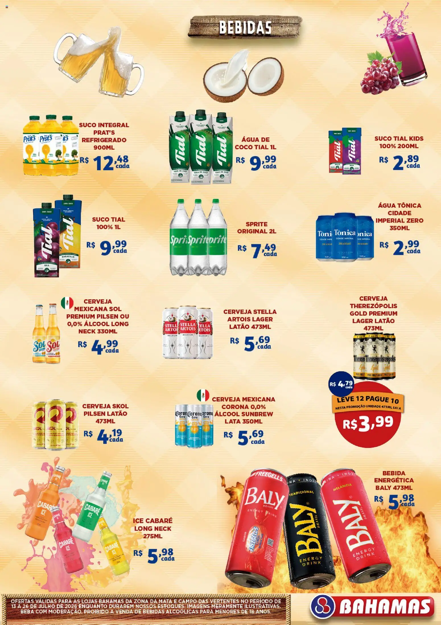 Bahamas Supermercados Folheto - válido de 13/07/2026 | Página: 9