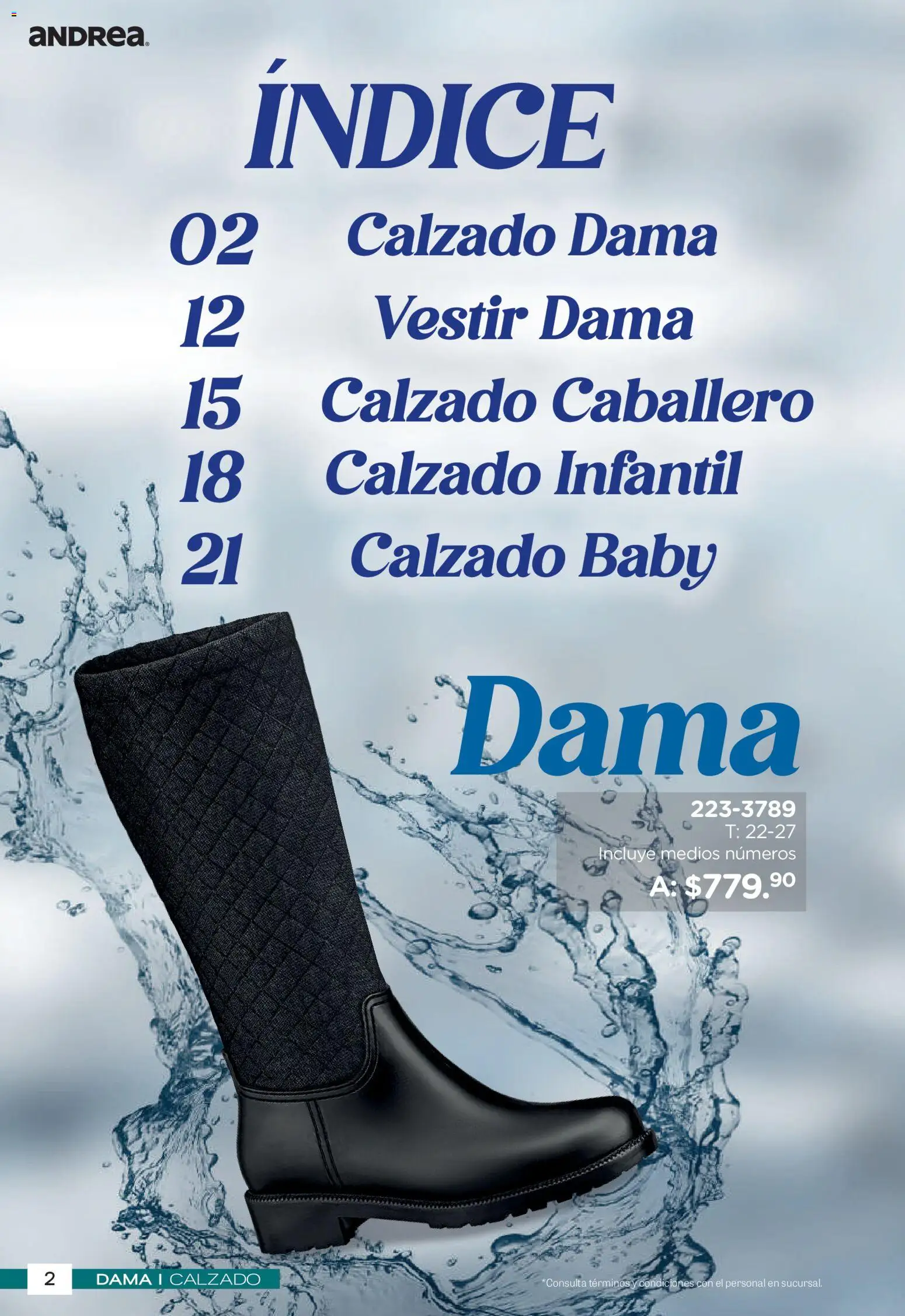 Nuevas ofertas de Andrea válidas en toda la República Mexicana desde el 26/04/2026. ¡Encuentra las mejores ofertas en Andrea catálogo Botas de Lluvia! | Página: 2