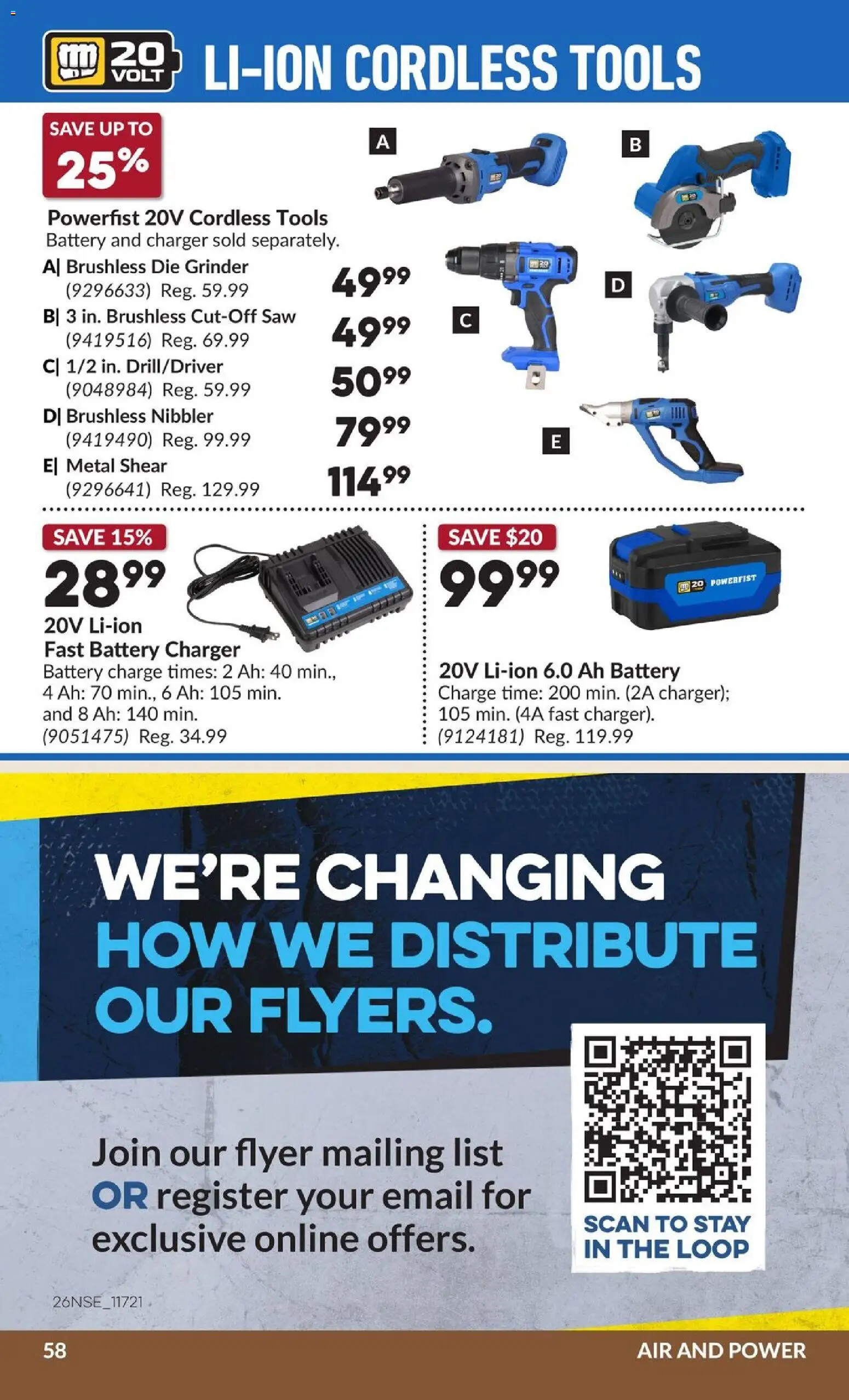 Princess Auto flyer valid from Oct 6, 2026 | Page: 66 | Products: Grinder, Tools, Battery