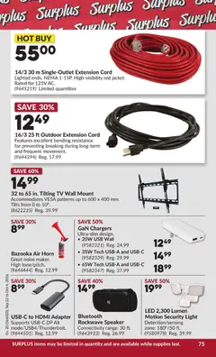 Preview of Princess Auto flyer - 2 Week Sale! from shop Princess Auto valid from Sep 22, 2026 | Page: 80 | Products: Tv, Adapter, Speaker