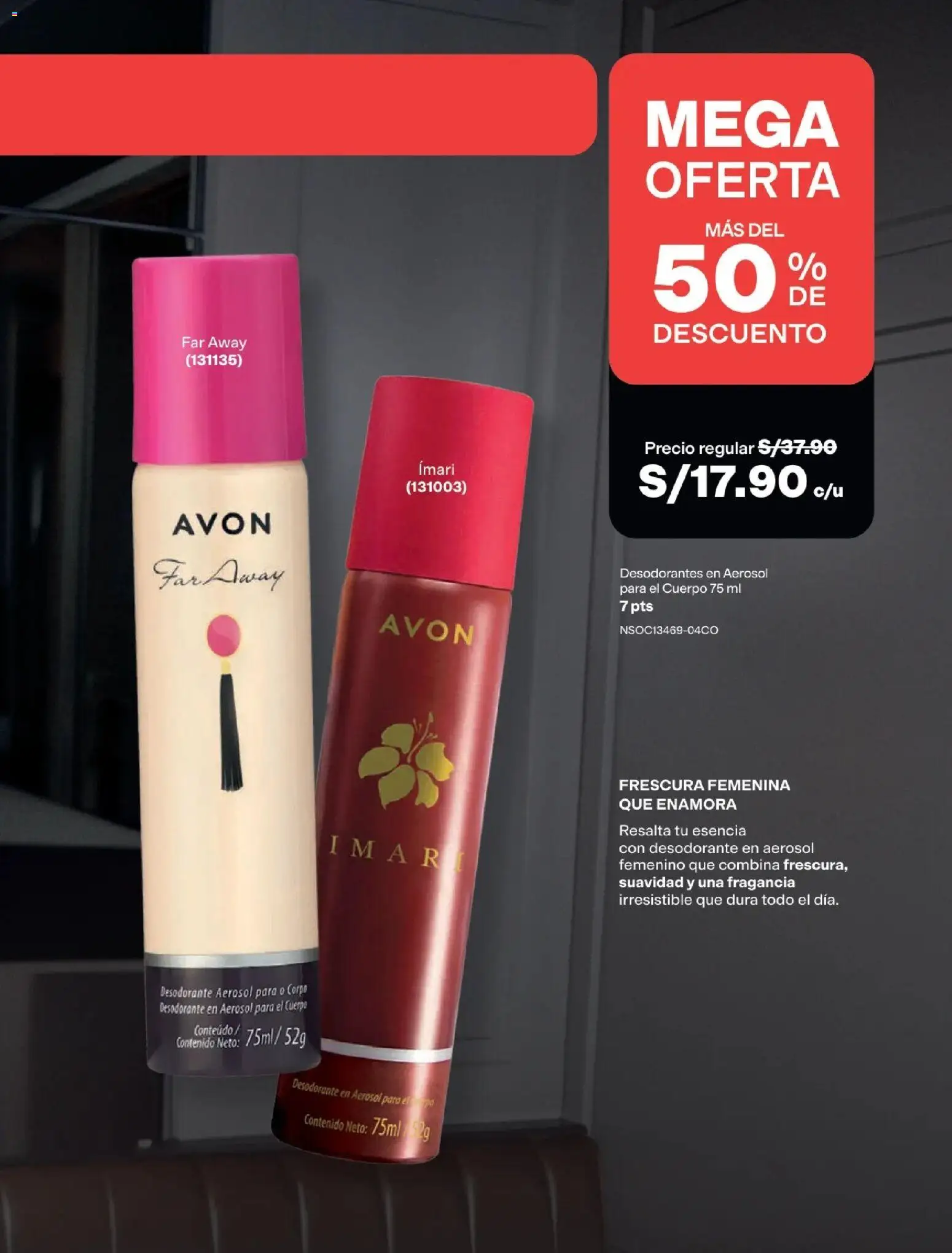 Catálogo Avon válido desde 22/07/2026 | Página: 241 | Productos: Desodorante, Fragancia