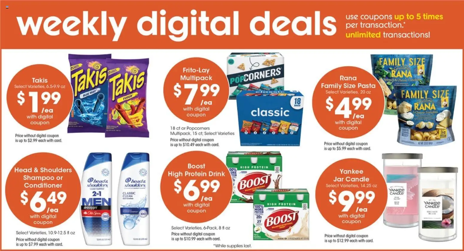 Pick ‘n Save Weekly Ad - valid from 09/30/2026 | Page: 3 | Products: Spinach, Shampoo, Head & Shoulders, Pasta