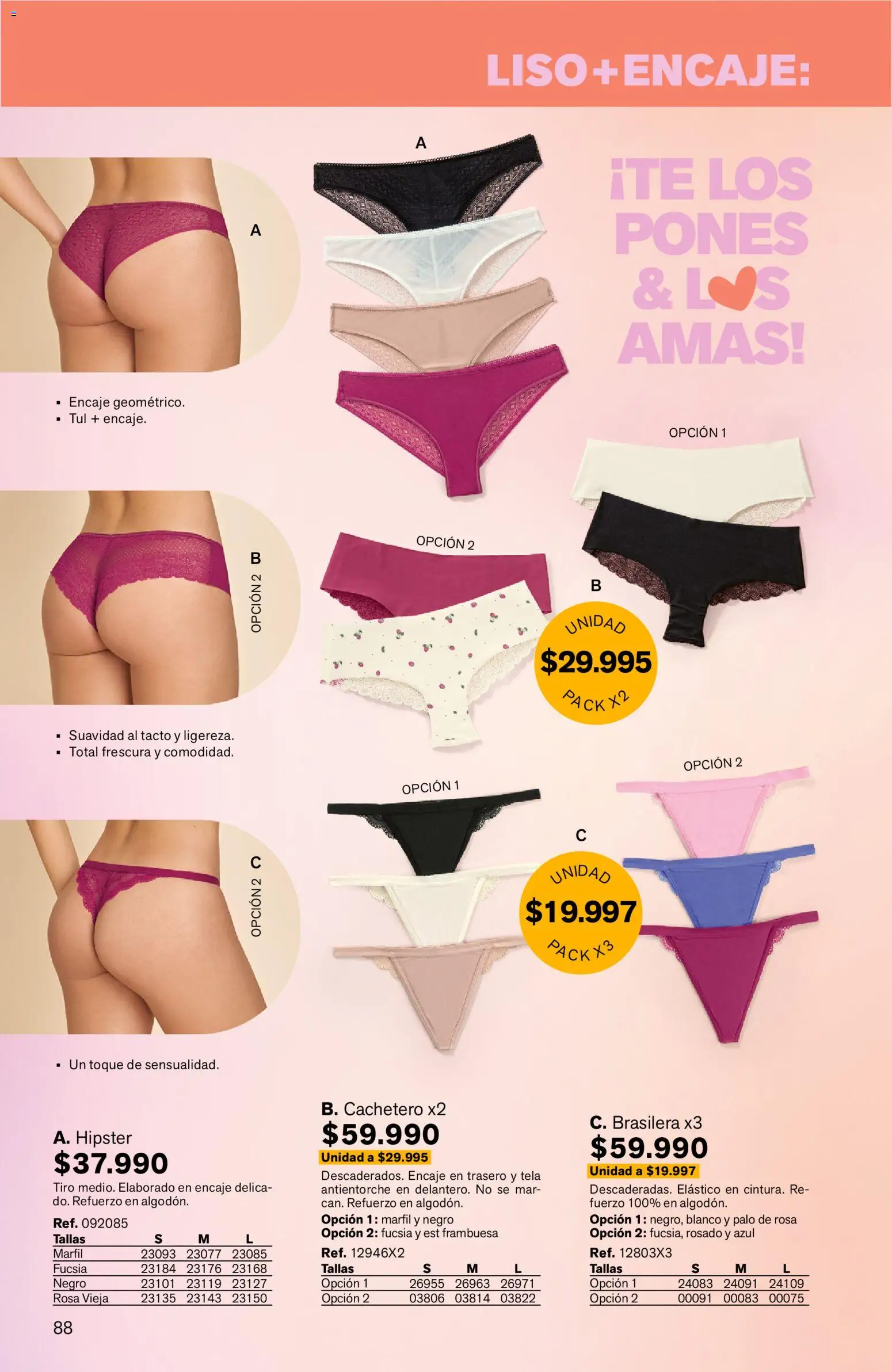 Leonisa revista - valida desde el 24/08/2026 | Página: 88 | Productos: Cachetero