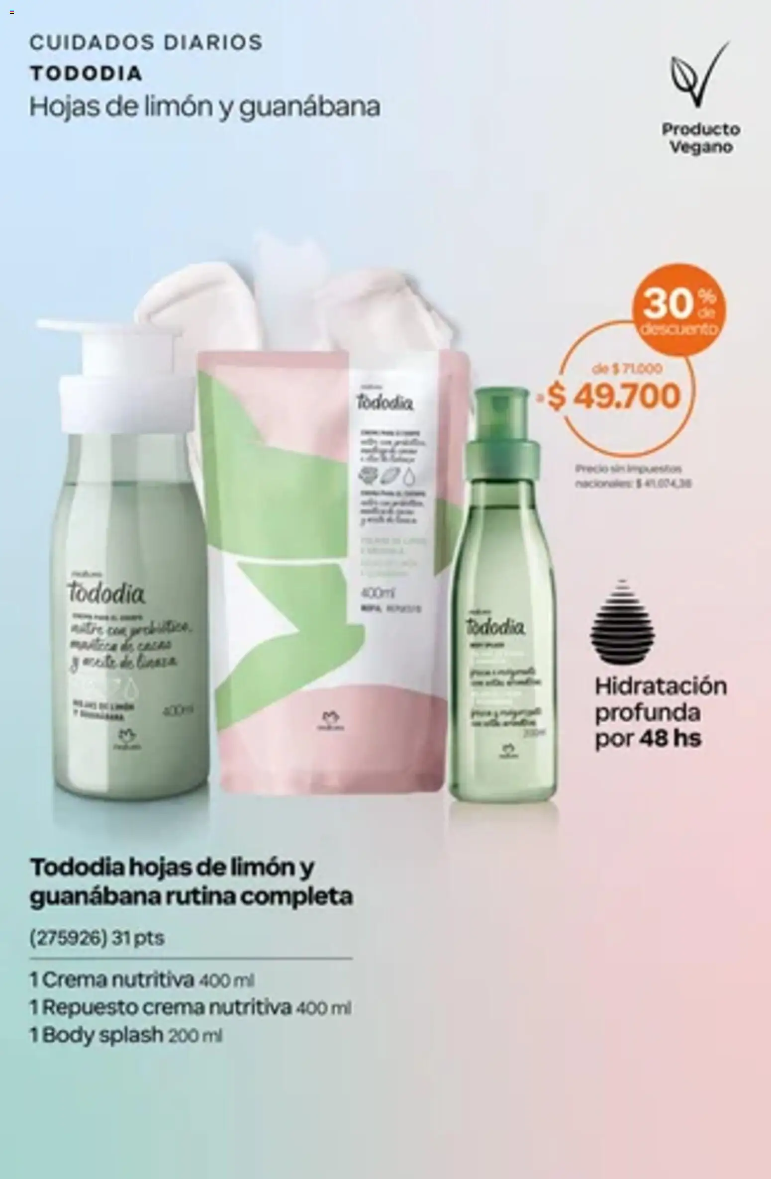Catálogo Natura Ciclo 14 │ válido desde el 01/10/2026 | Página: 31 | Productos: Body, Diarios, Limón, Crema