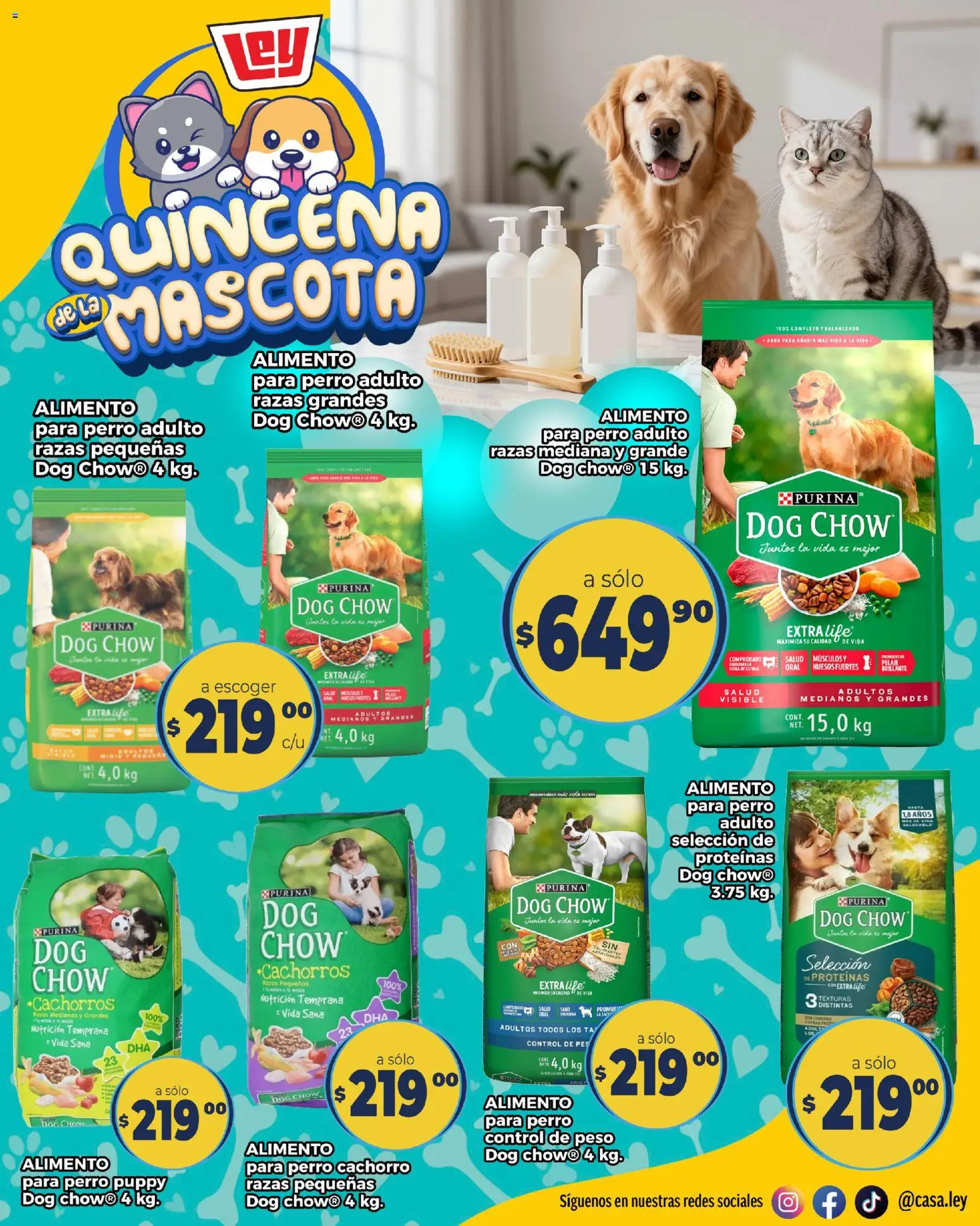 Nuevas ofertas de Casa Ley válidas en toda la República Mexicana desde el 29/06/2026. ¡Encuentra las mejores ofertas en Casa Ley folleto Quincena de la mascota Frontera! | Página: 13
