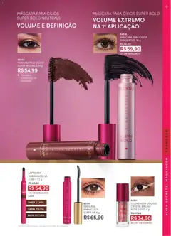 Eudora - Revista 9/2026 - Pré-Visualização do folheto da loja Eudora, válido de 04.06.2026 | Página: 61 | Produtos: Maquiagem, Máscara para cílios, Delineador, Lapiseira