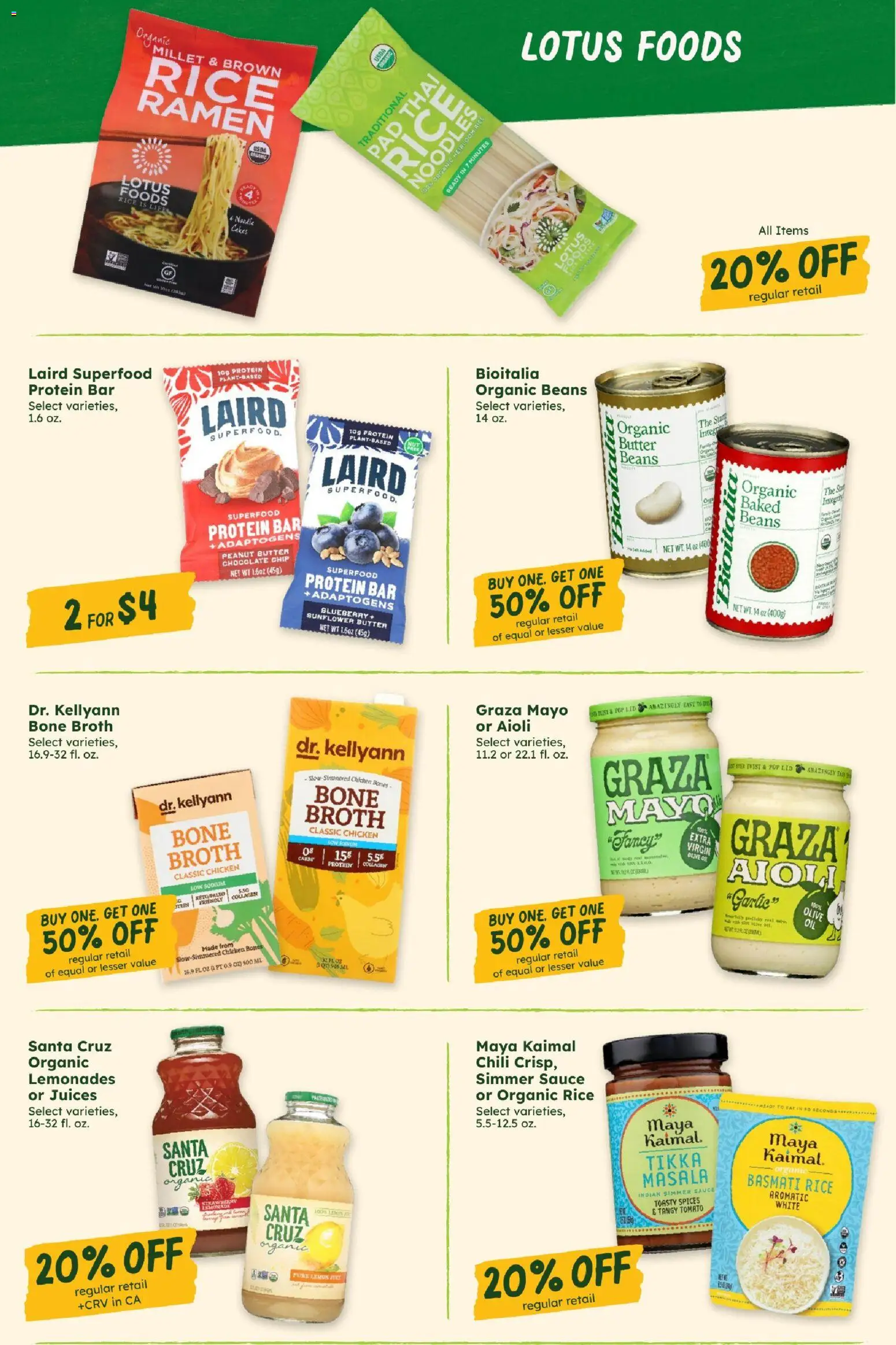 Sprouts Monthly Ad - valid from 09/23/2026 | Page: 10 | Products: Butter, Noodles, Sauce, Chocolate Chip