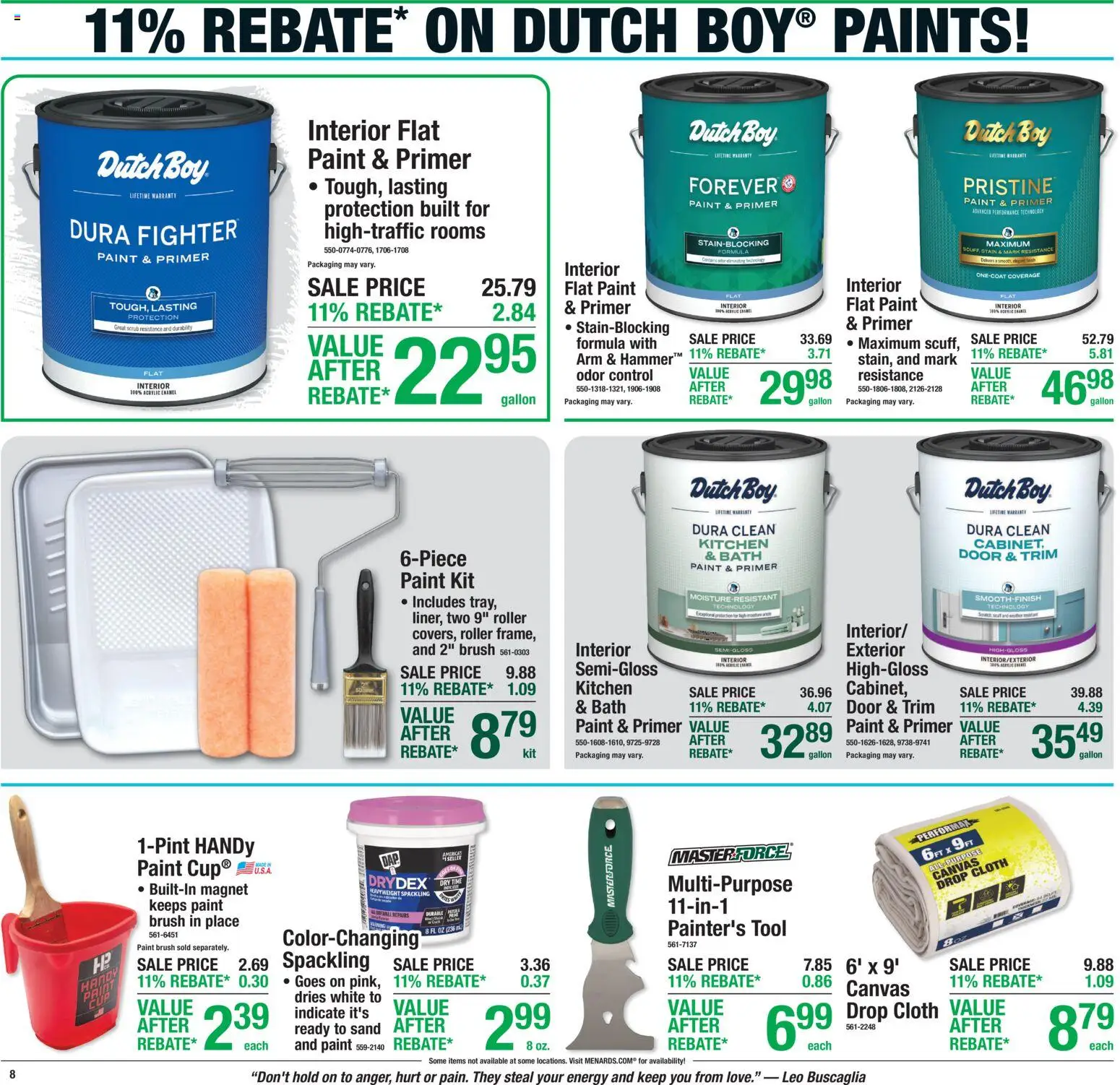 Menards Weekly Ad - valid from 09/10/2026 | Page: 13 | Products: Trim, Magnet, Acrylic, Brush