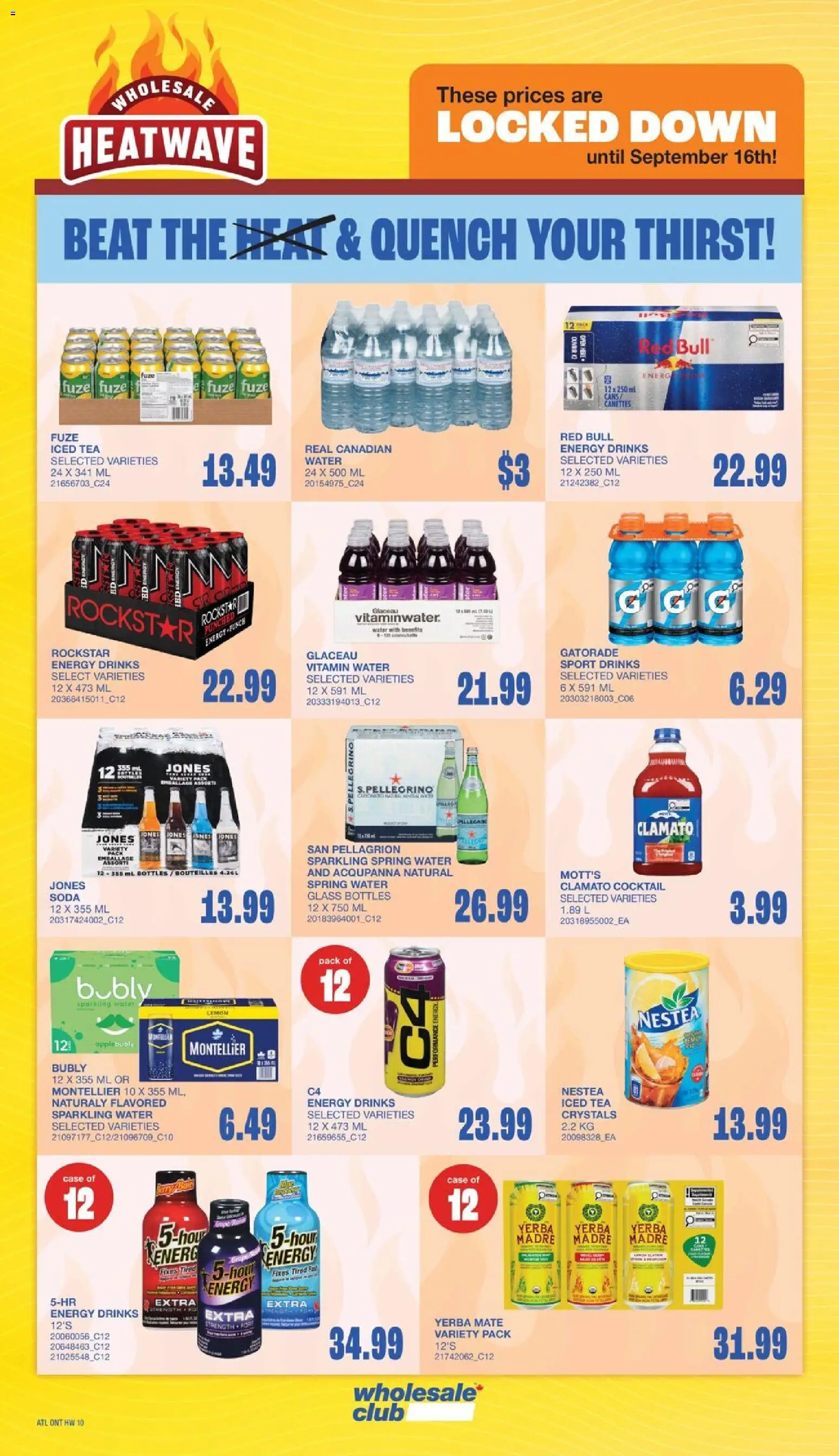 Wholesale Club flyer valid from Jul 30, 2026 | Page: 14 | Products: Tea, Case