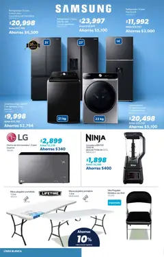Vista previa de Lavadora carga superior, Con agitador 21 kg inverter, nuevo folleto de la tienda, válido en México a partir del 04/09/2026 | Página: 24