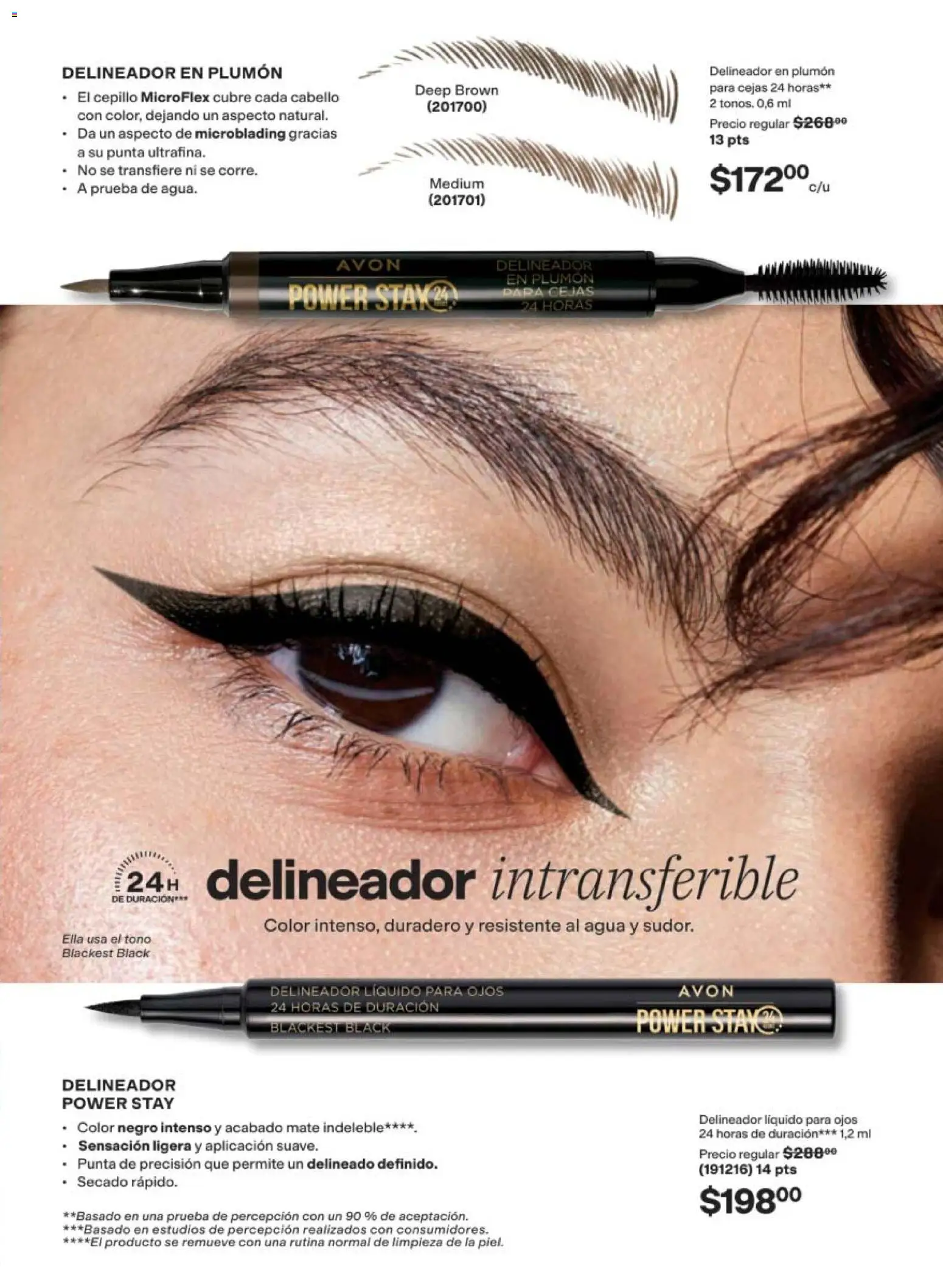 Nuevas ofertas de AVON válidas en toda la República Mexicana desde el 11/09/2026. ¡Encuentra las mejores ofertas en AVON campaña 14 2026! | Página: 51 | Productos: Cepillo, Agua, Mate, Delineador