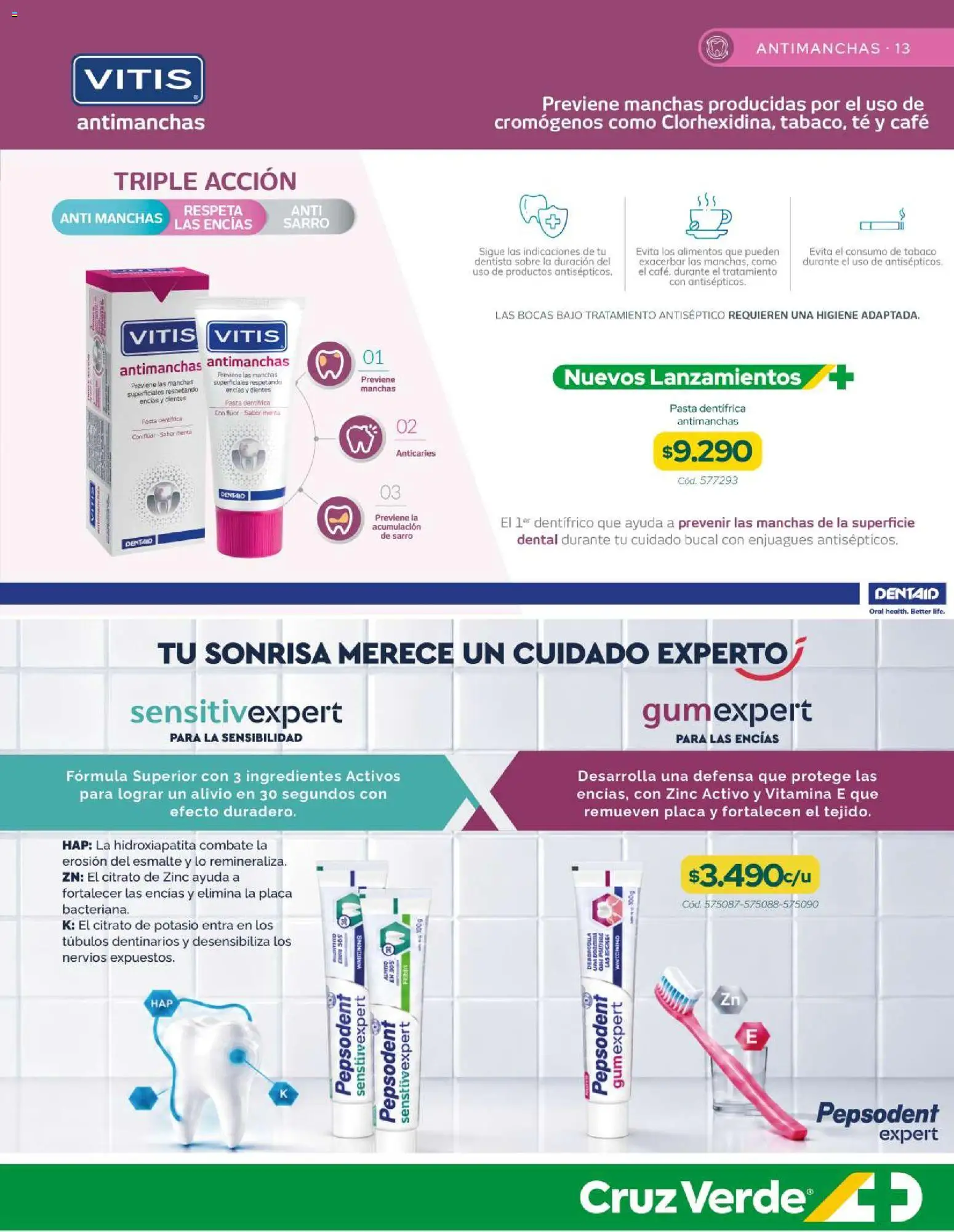 Cruz Verde Ofertas Bucal Especialista │ válido desde el 29.09.2026 | Página: 13