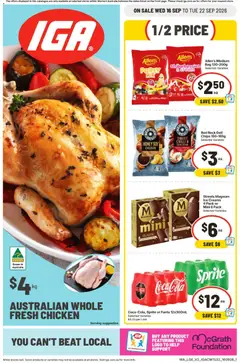 Preview of IGA catalogue Northbridge - valid from 16/09/2026
