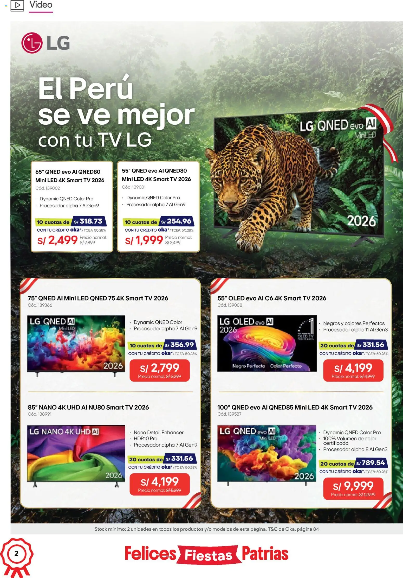 Catálogo Hiraoka válido desde 11/07/2026 | Página: 2 | Productos: Video
