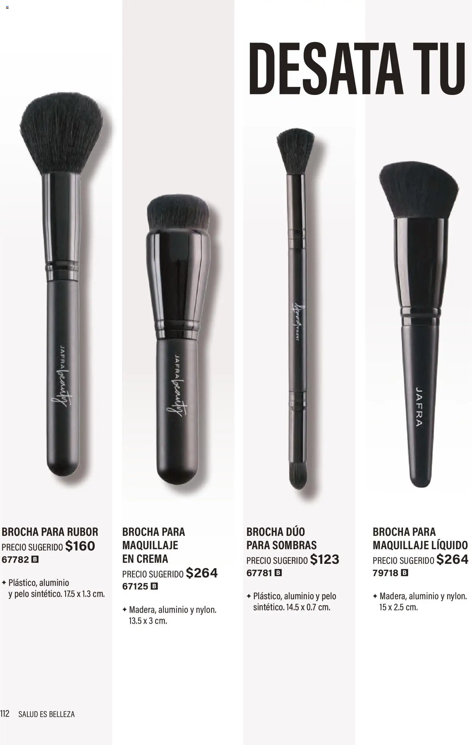 Nuevas ofertas de JAFRA válidas en toda la República Mexicana desde el 01.02.2026. ¡Encuentra las mejores ofertas en JAFRA catálogo Organizador de Ventas! | Página: 110 | Productos: Crema, Maquillaje, Rubor