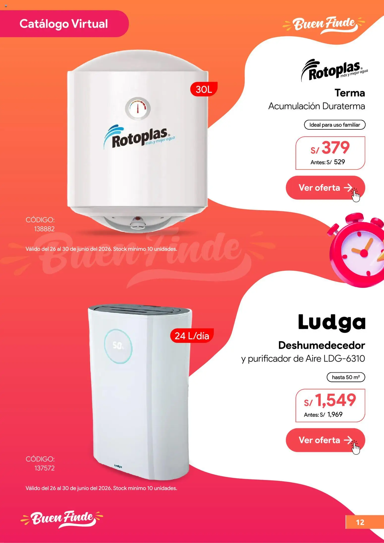 Catálogo Hiraoka válido desde 26/06/2026 | Página: 13 | Productos: Purificador de aire