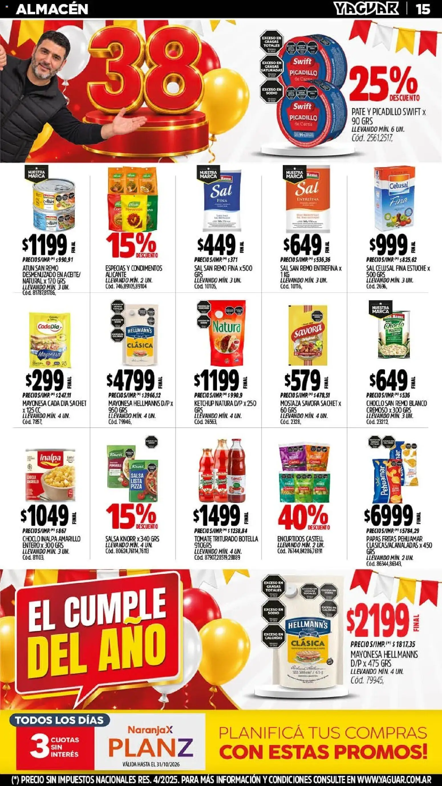 Yaguar - Oferta semanal Mar del Plata │ válido desde el 05/10/2026 | Página: 12
