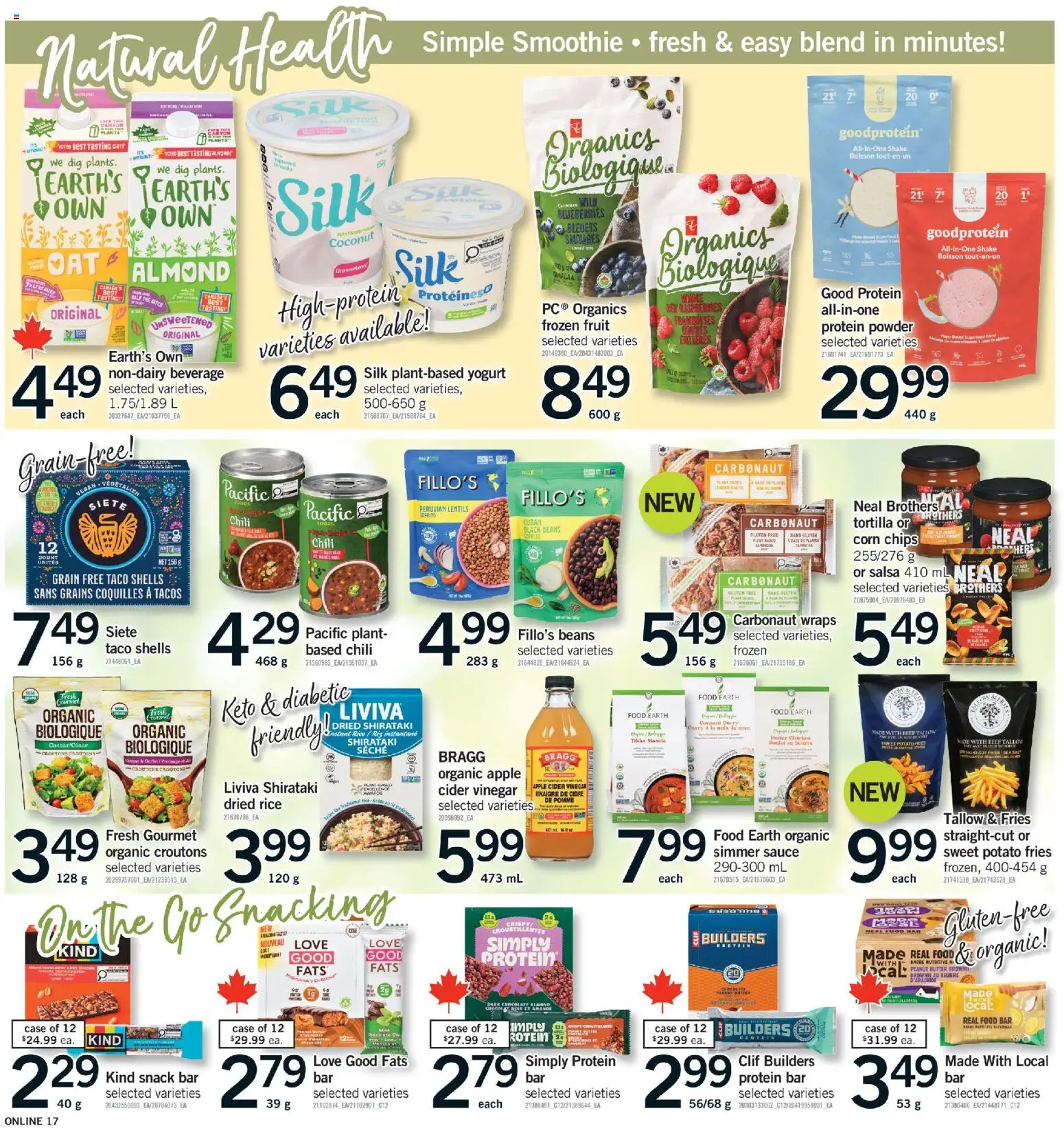 Fortinos flyer valid from Aug 6, 2026 | Page: 17 | Products: Beef, Chips, Powder, Butter