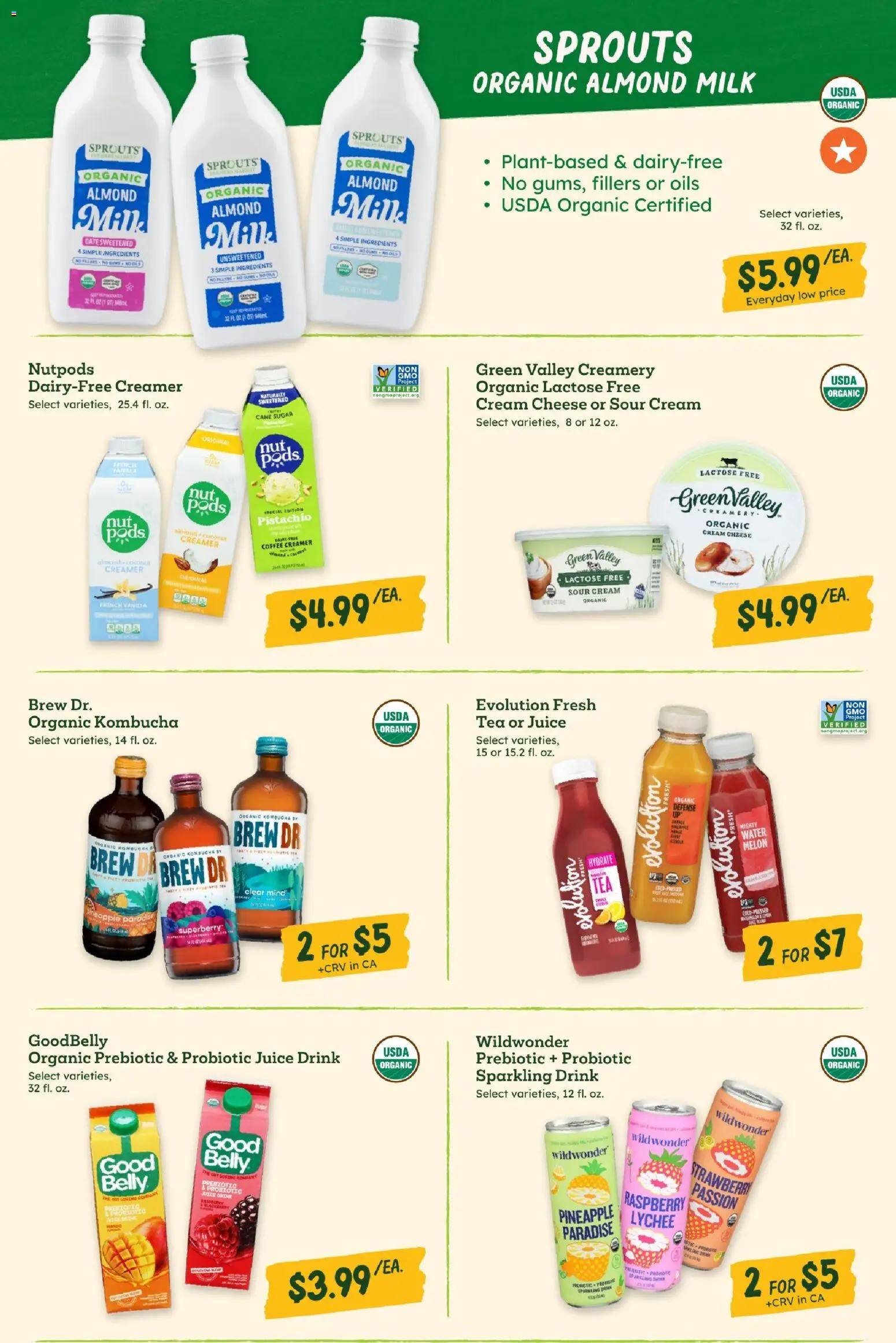Sprouts Monthly Ad - valid from 29.04.2026 | Page: 25 | Products: Milk, Cream, Date, Raspberry