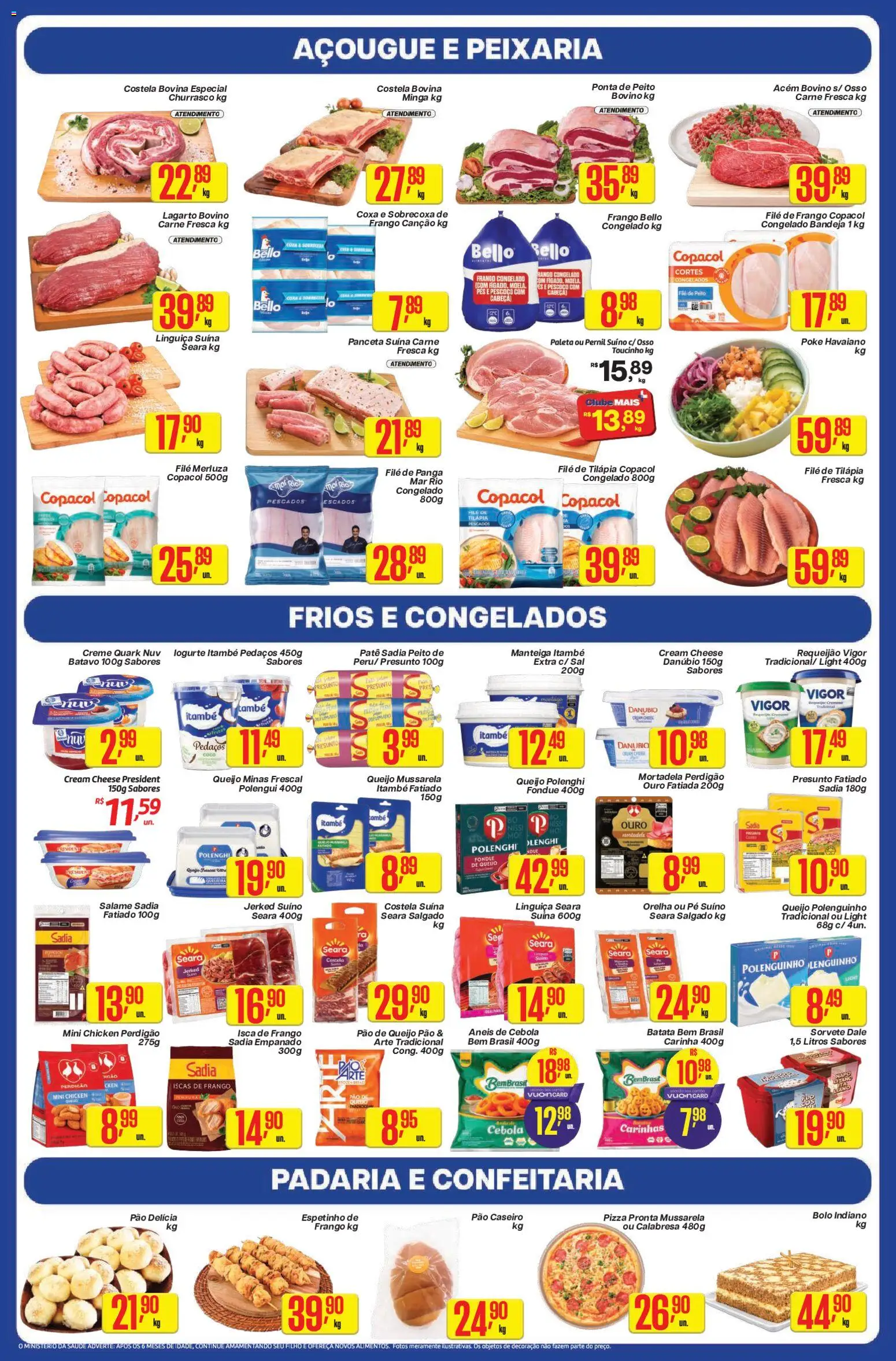 Comper Folheto - válido de 18/09/2026 | Página: 3 | Produtos: Filé de frango, Salame, Carne, Pernil suíno