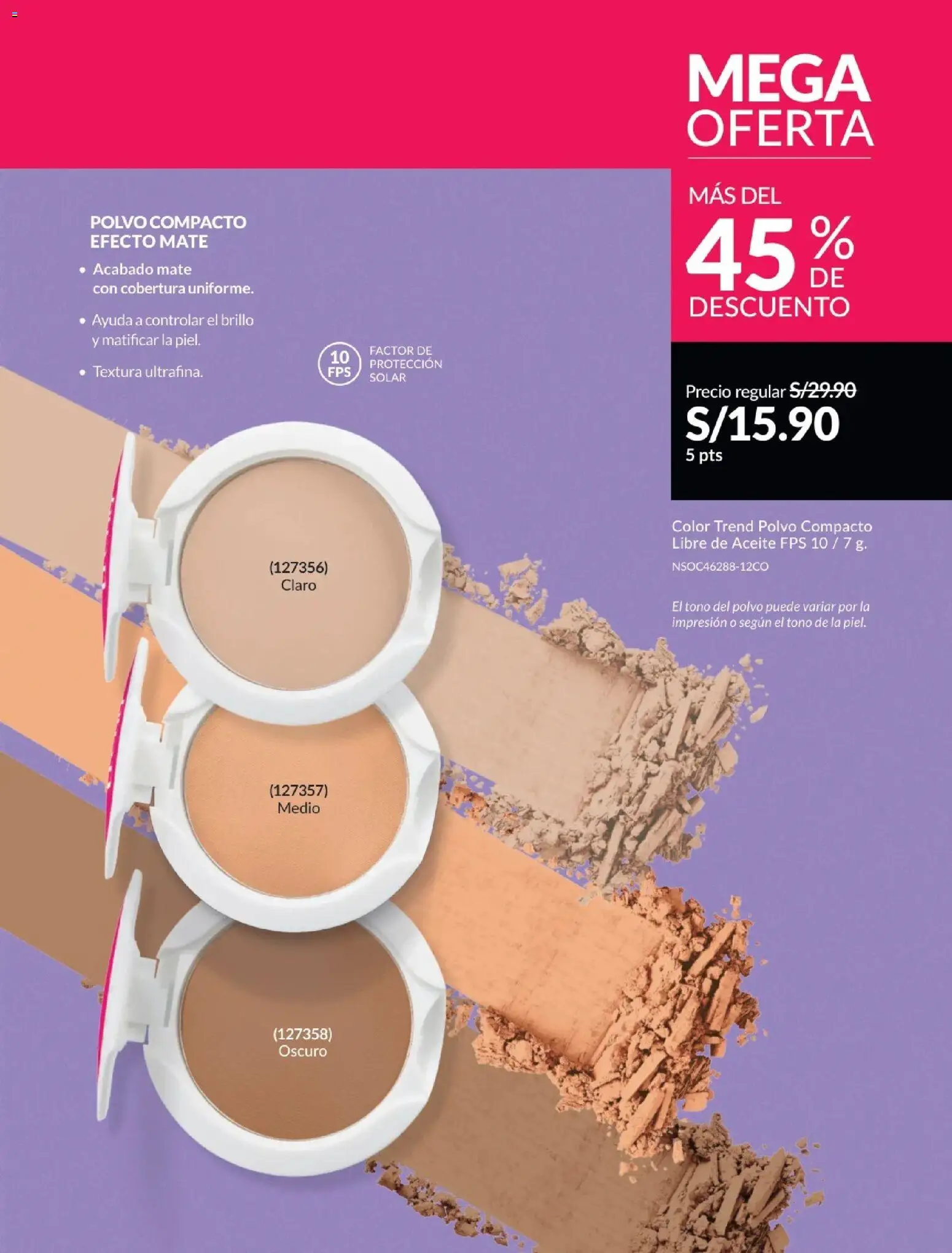 Catálogo Avon válido desde 24.05.2026 | Página: 236 | Productos: Aceite, Polvo
