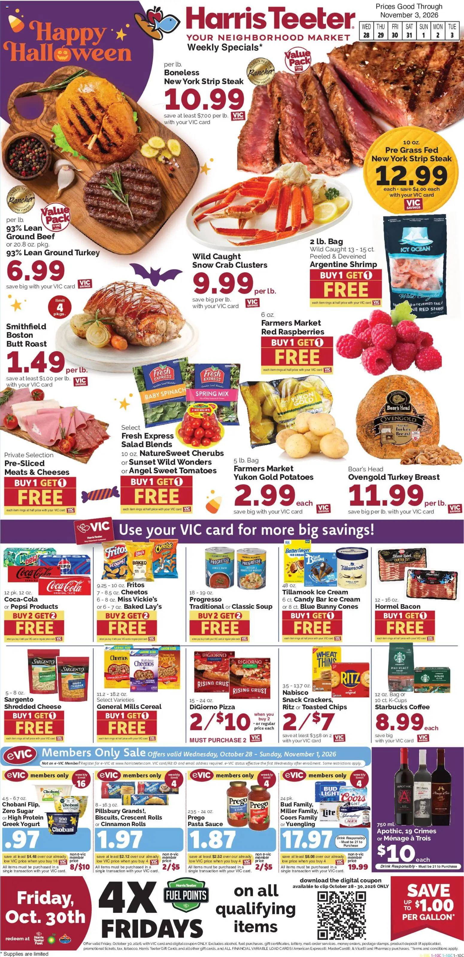 Harris Teeter Weekly Ad - valid from 10/28/2026 | Page: 1