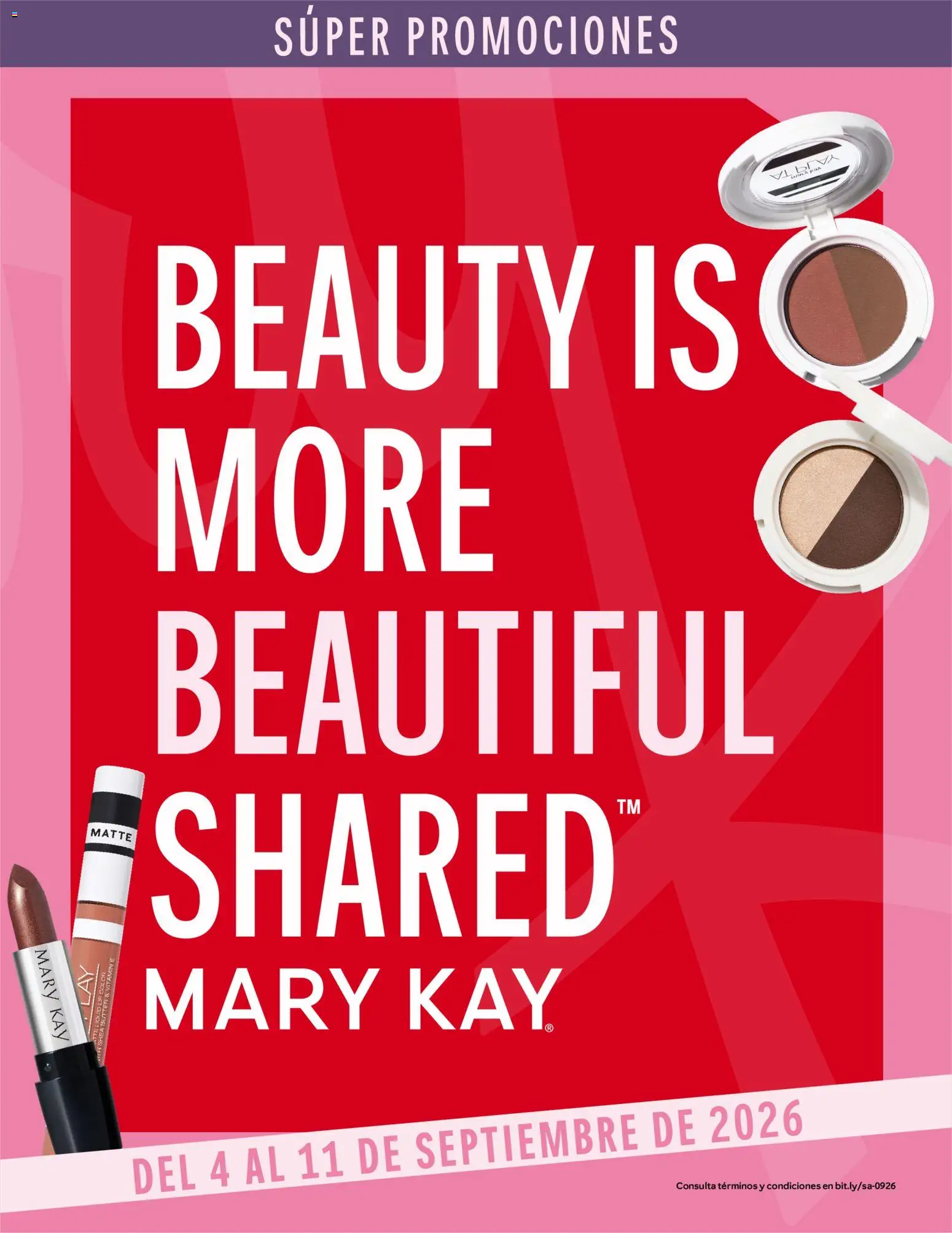 Nuevas ofertas de Mary Kay válidas en toda la República Mexicana desde el 04/09/2026. ¡Encuentra las mejores ofertas en Catálogo Mary Kay Súper promociones! | Página: 1