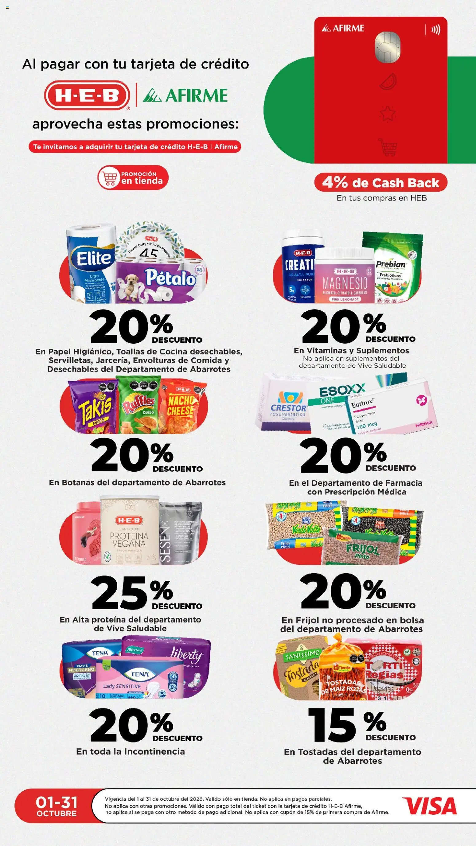 Nuevas ofertas de H-E-B válidas en toda la República Mexicana desde el 09/10/2026. ¡Encuentra las mejores ofertas en H-E-B folleto! | Página: 19