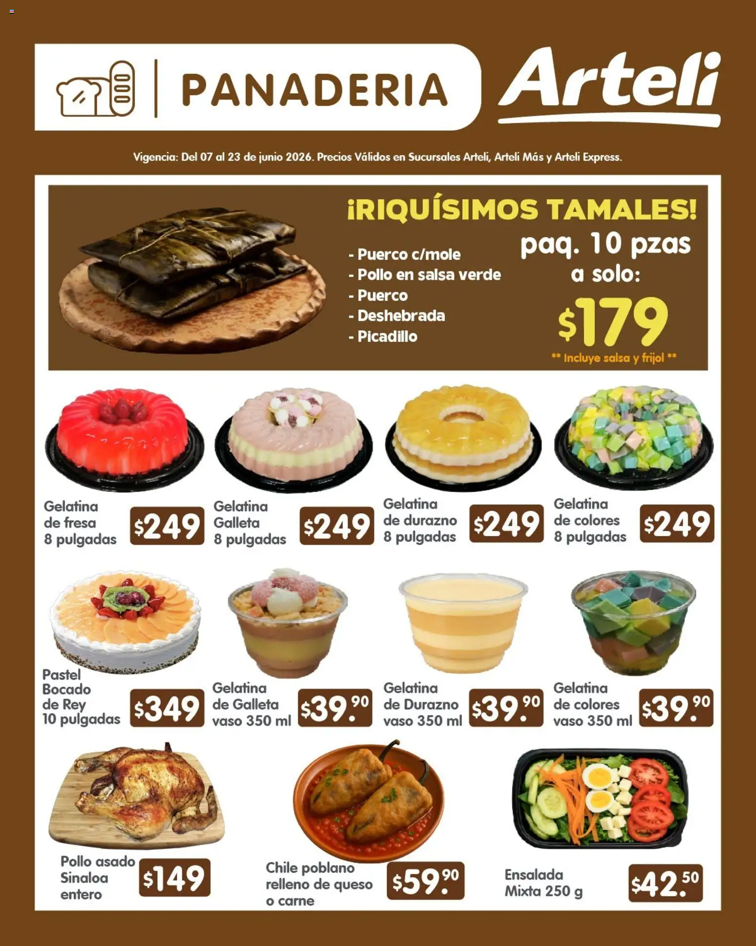 Nuevas ofertas de Arteli válidas en toda la República Mexicana desde el 07.06.2026. ¡Encuentra las mejores ofertas en Arteli folleto Quincenal! | Página: 8
