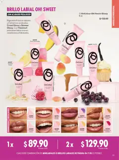 Vista previa de Oriflame campaña 10 2026, nuevo folleto de la tienda, válido en México a partir del 11/07/2026 | Página: 85 | Productos: Dulce de leche, Leche, Mango, Maquillaje