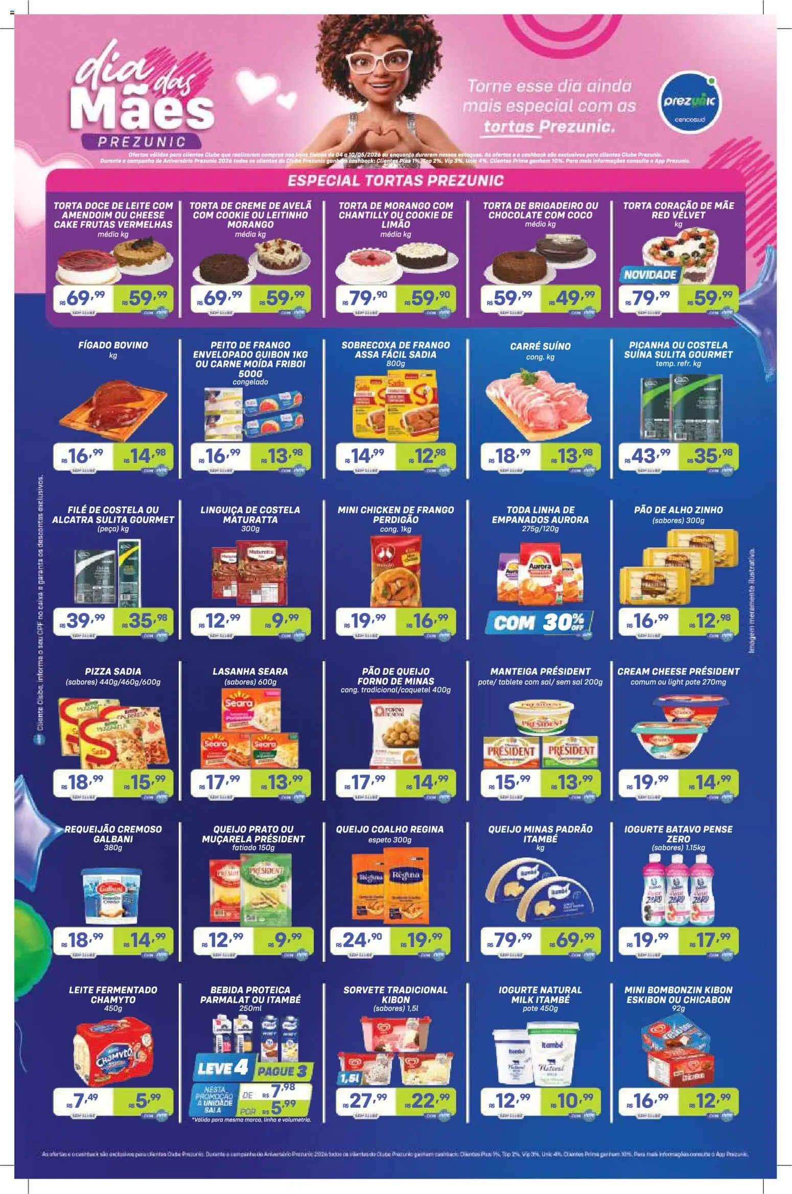 Prezunic Folheto - válido de 04.05.2026 | Página: 2 | Produtos: Forno, Alho, Manteiga, Frango