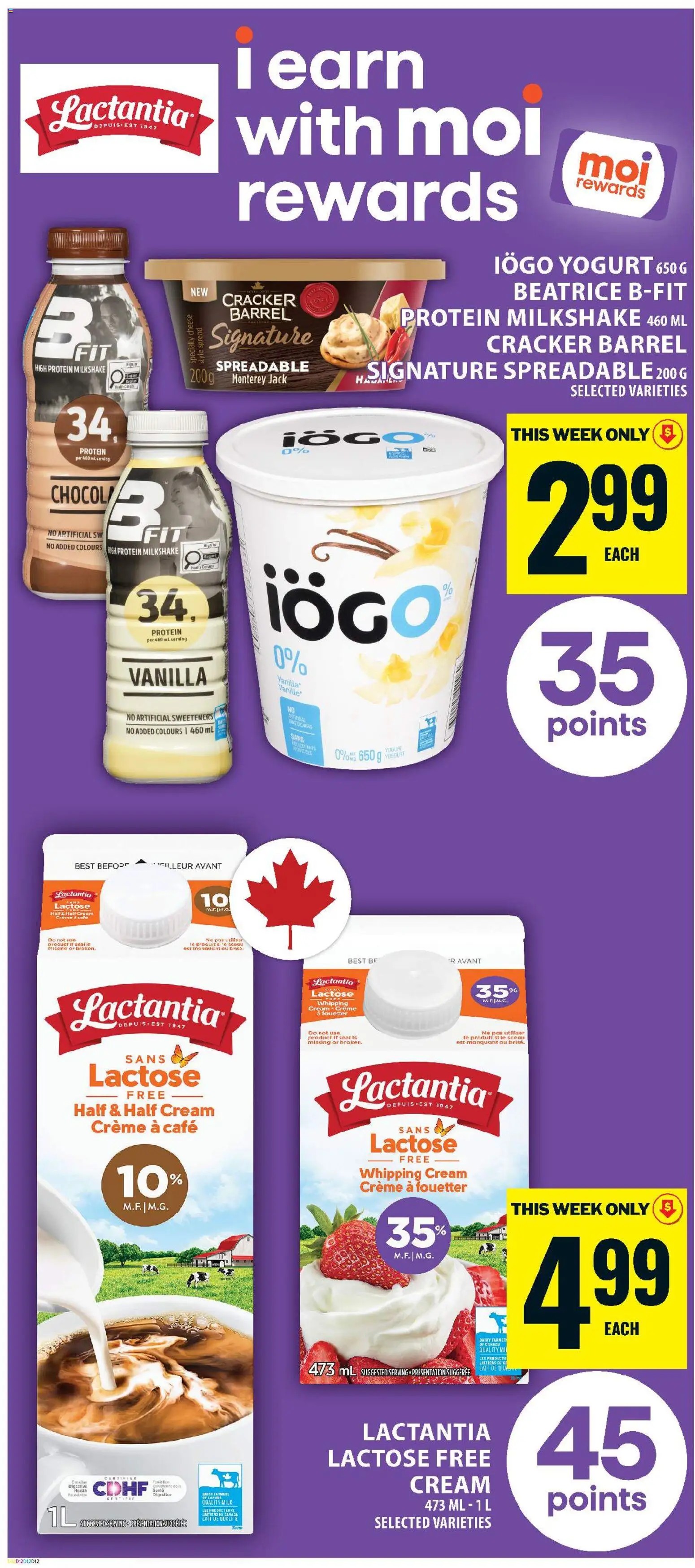 Food Basics flyer valid from Aug 6, 2026 | Page: 14 | Products: Sweeteners, Vanilla, Milk, Cheese